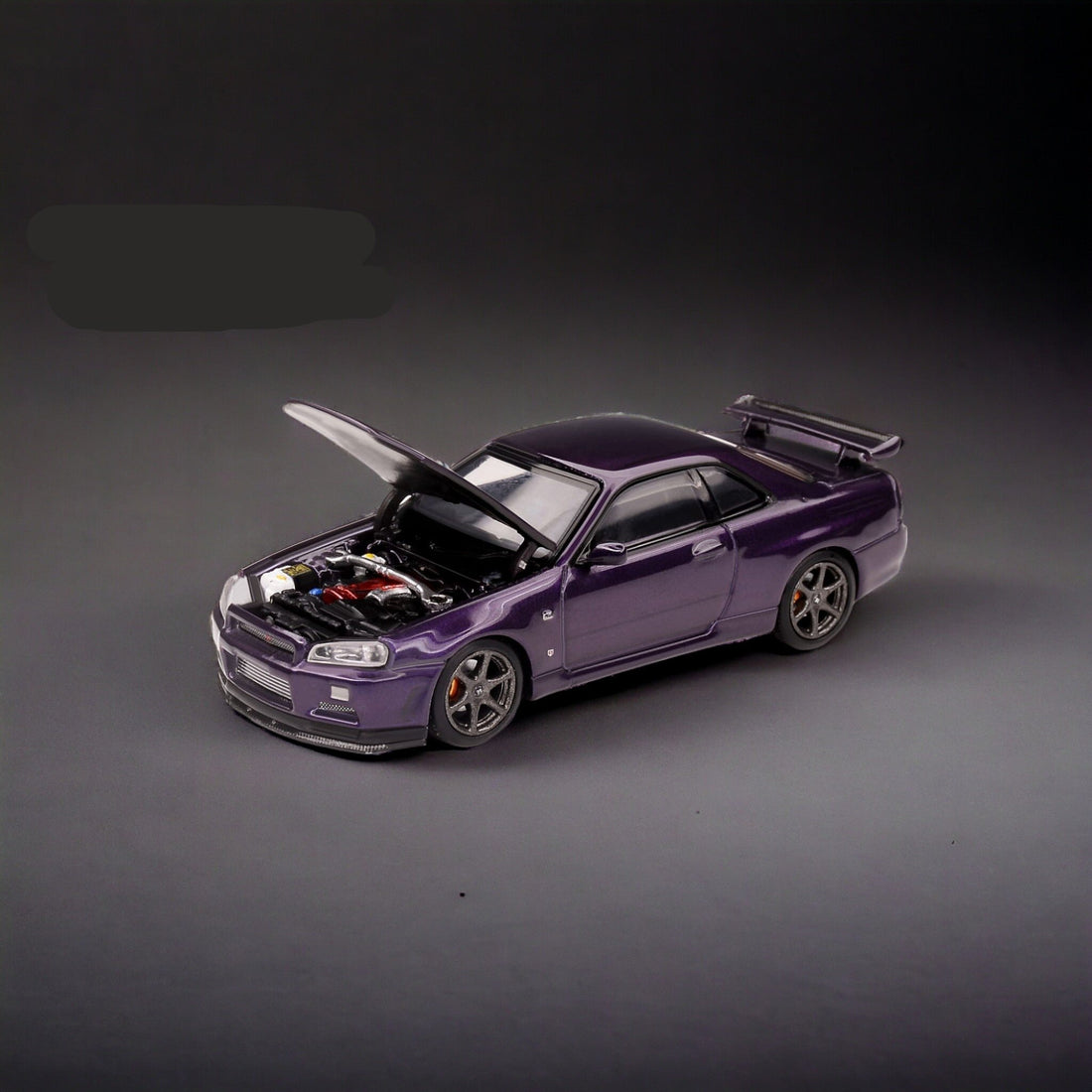 Nissan Skyline GT-R R34 Z-Tune Midnight Purple 1:64 by MOTORHELIX