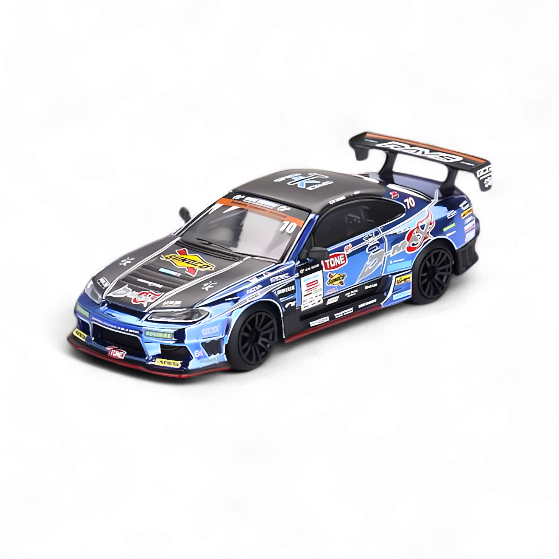 Nissan S15 Silvia D-MAX #70 Japan Exclusive #855 1:64 by Mini-GT