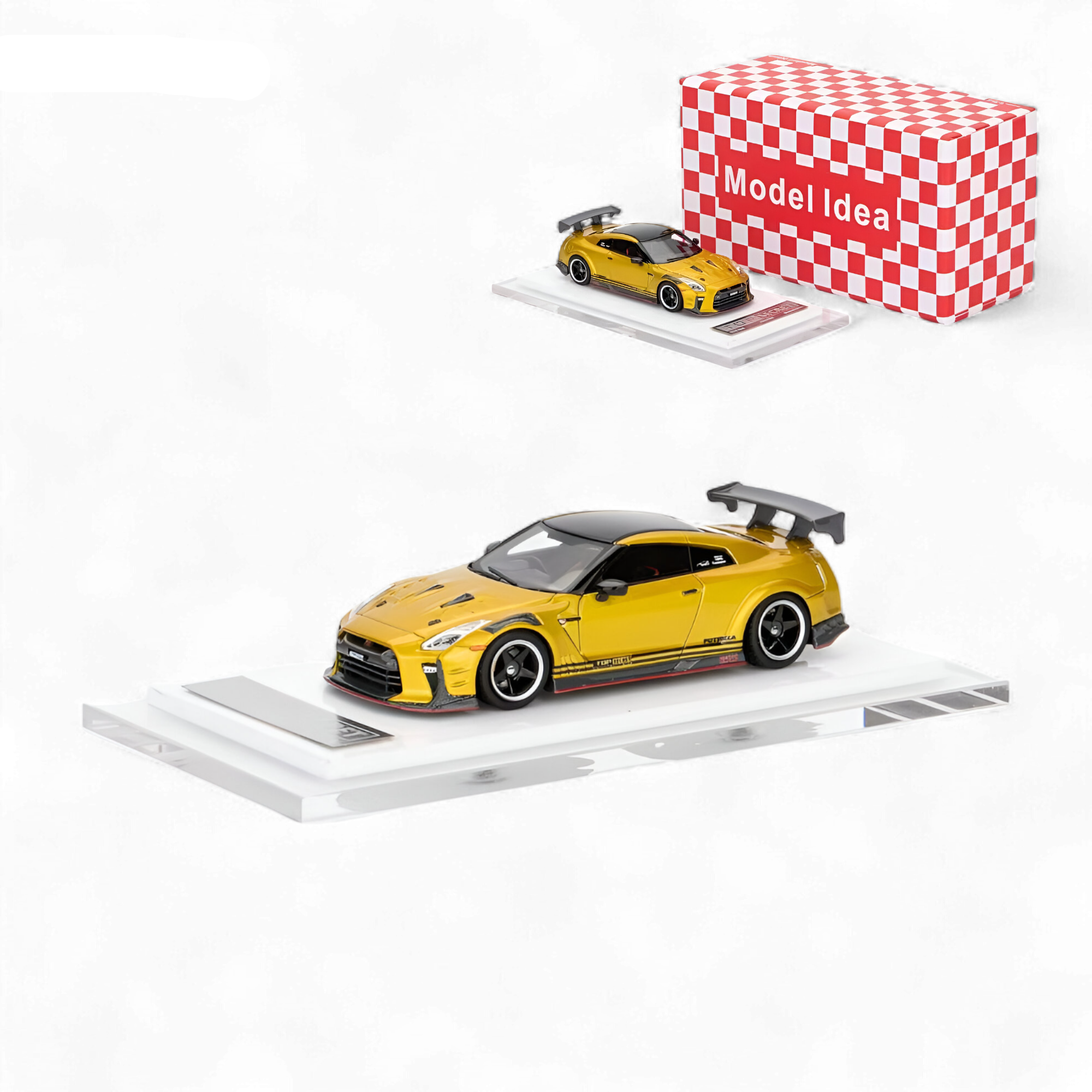 Nissan GT-R R35 TOP SECRET Modified Version Resin 1:64 - Limited to 299pcs by Model Idea