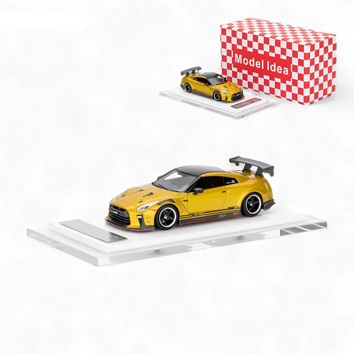 Nissan GT-R R35 TOP SECRET Modified Version Resin 1:64 - Limited to 299pcs by Model Idea