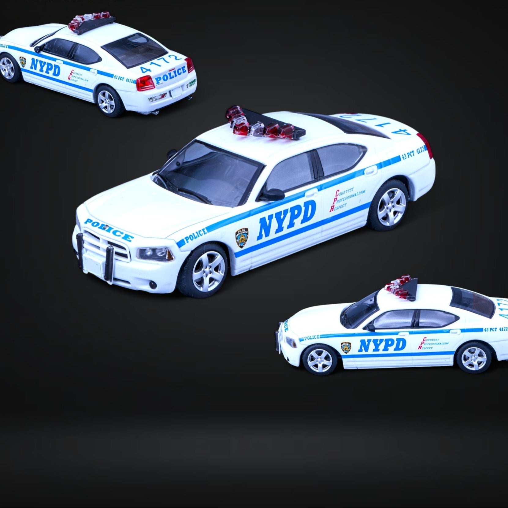 Dodge Charger 2008 New York City Police NYPD 1:64 by Rollin