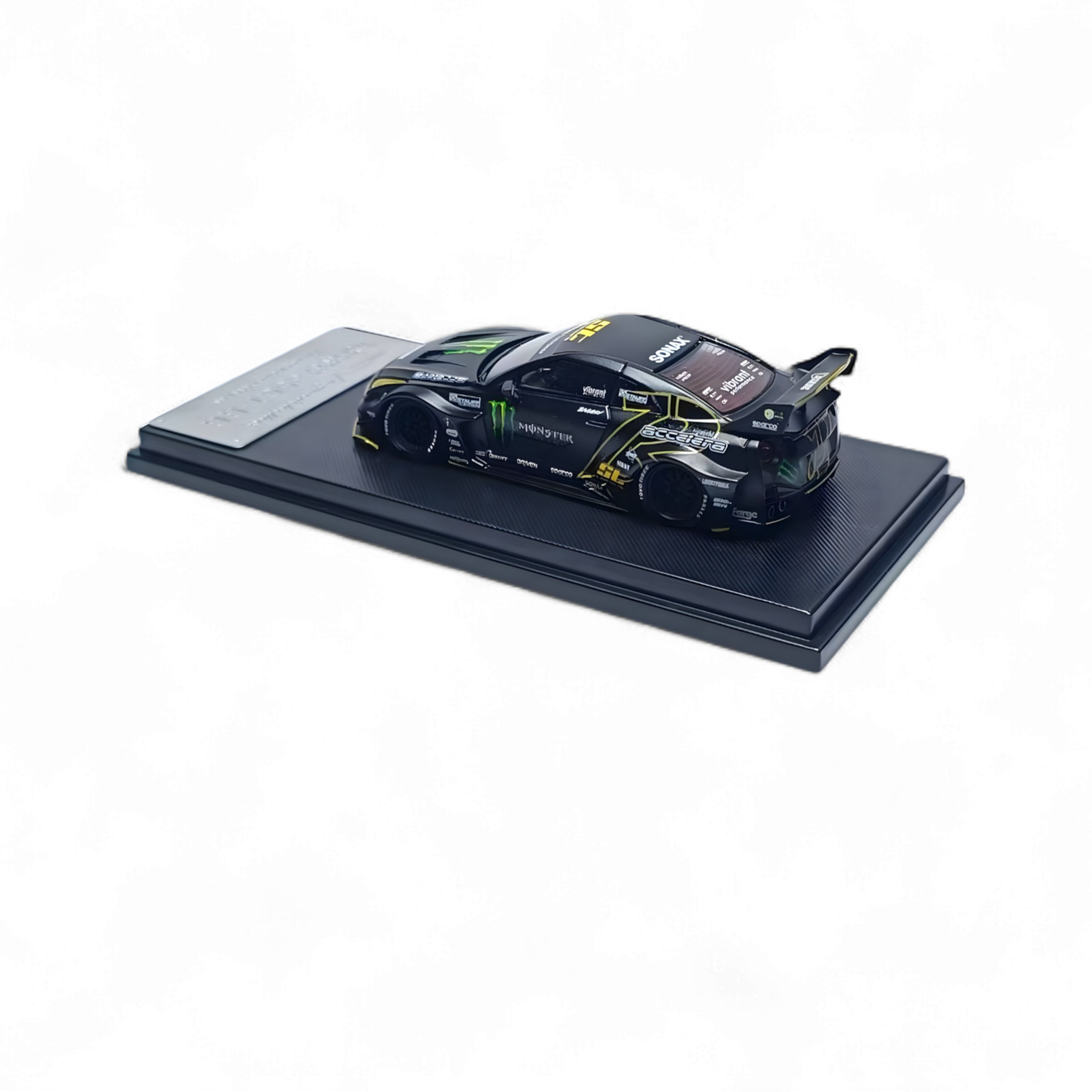 Nissan Skyline R35 GTR GT - Matte Black Monster 1:64 by MC 3