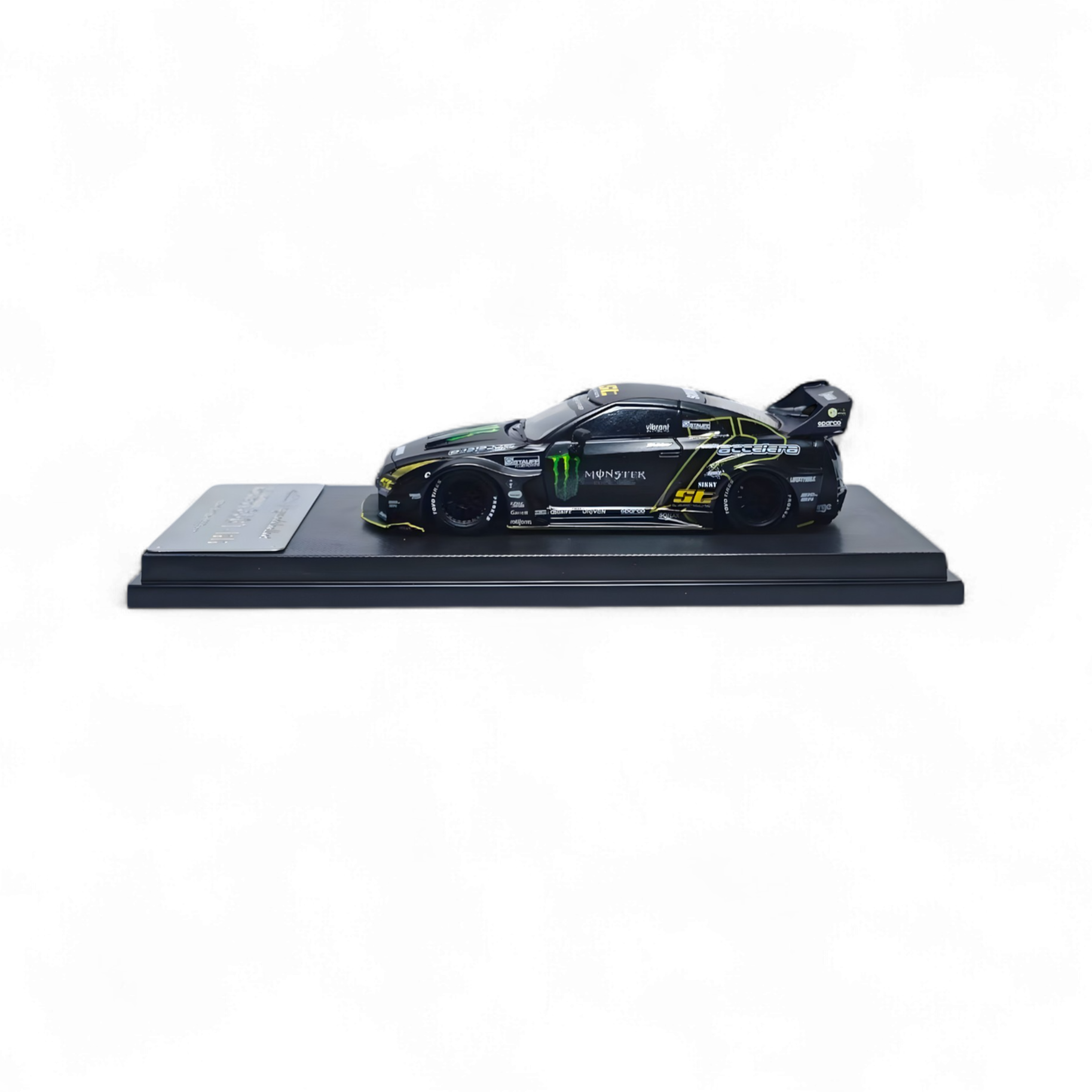 Nissan Skyline R35 GTR GT - Matte Black Monster 1:64 by MC 2