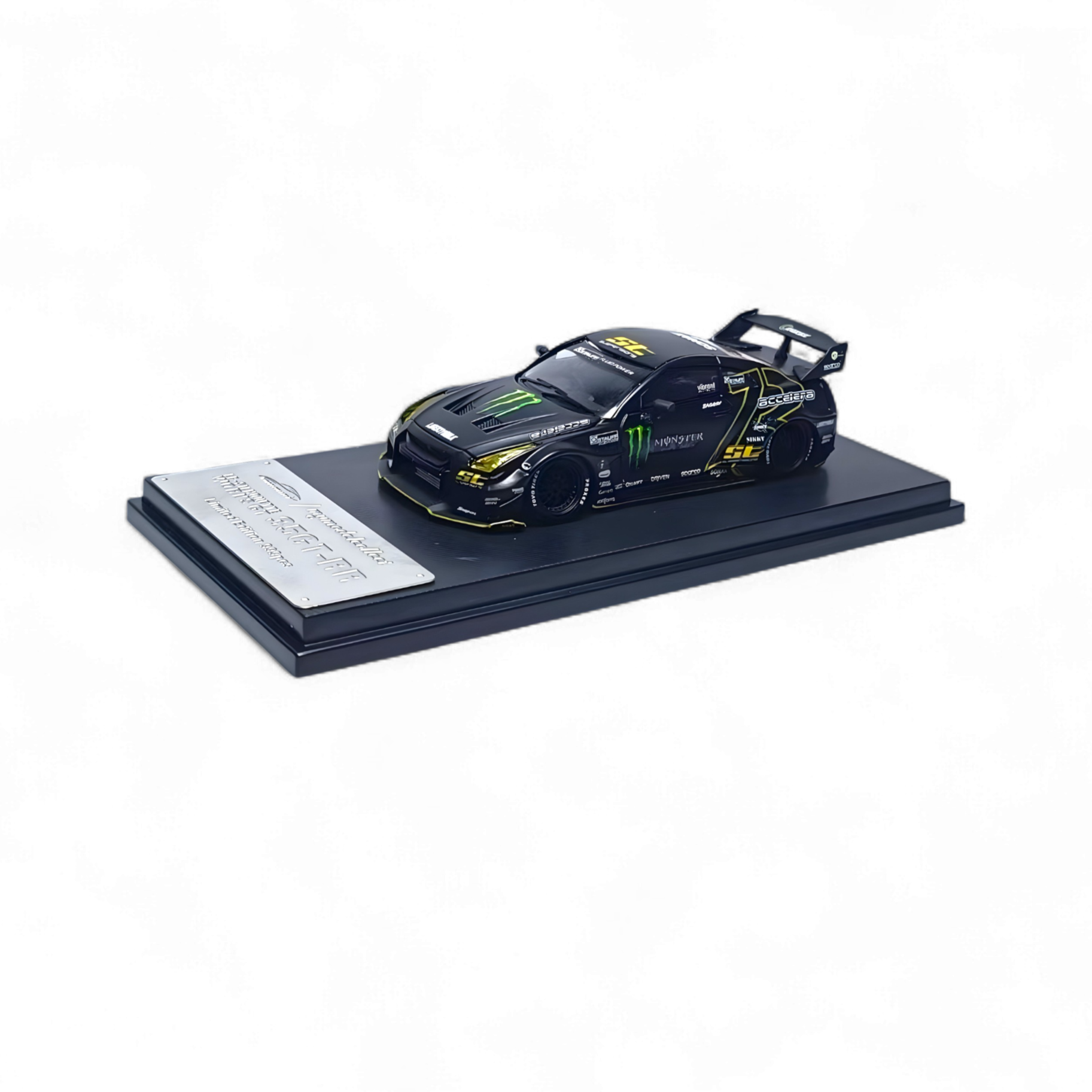 Nissan Skyline R35 GTR GT - Matte Black Monster 1:64 by MC 4