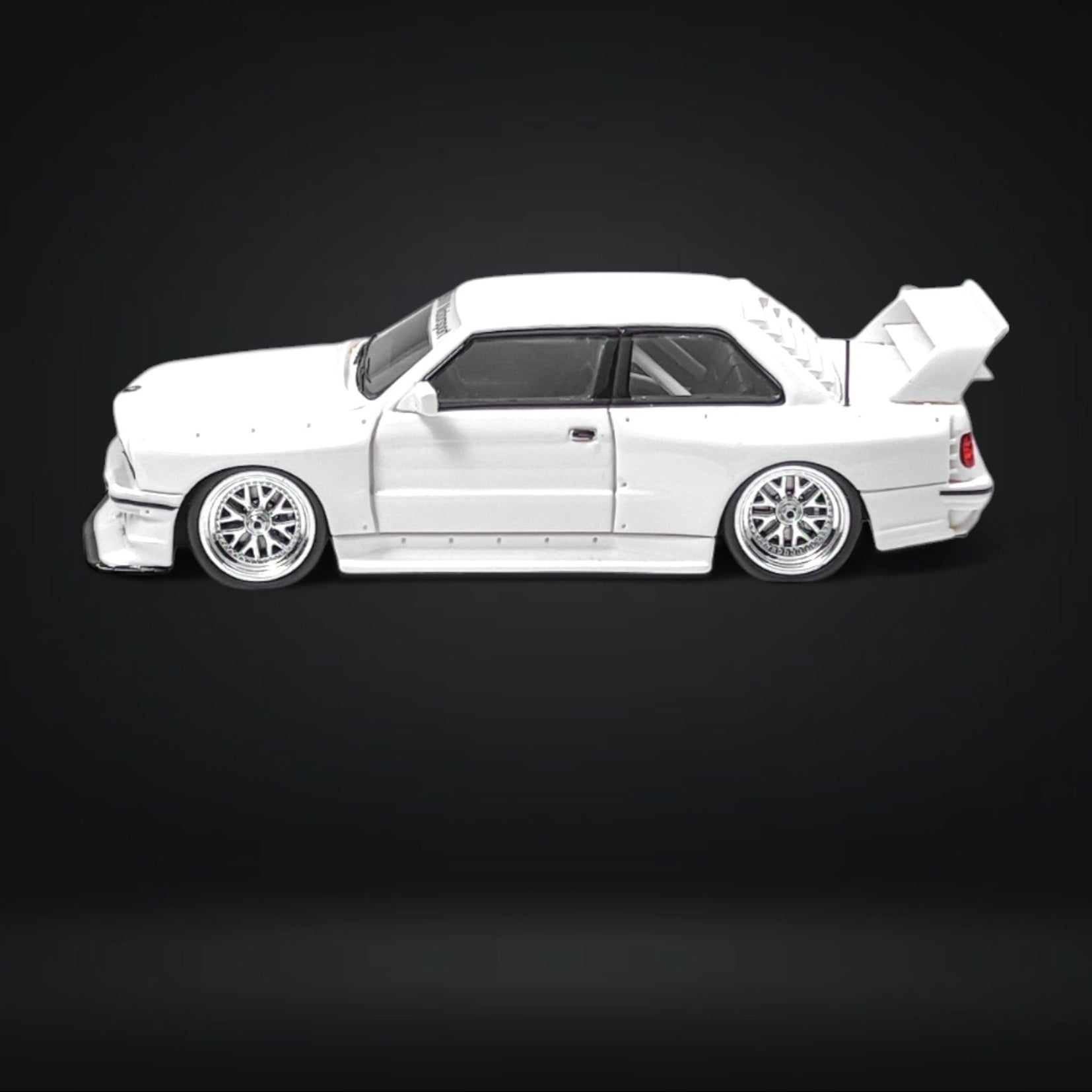 BMW E30 Wide-Body Resin Model White 1:64 by N & A Models 3