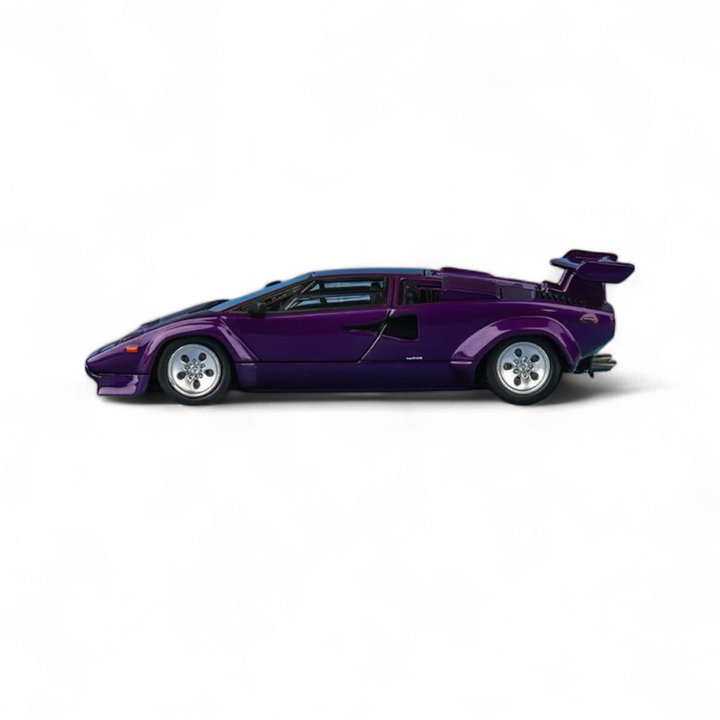Countach LP5000S - Metallic Purple w/ Wing 1:64 by Findclassically 2