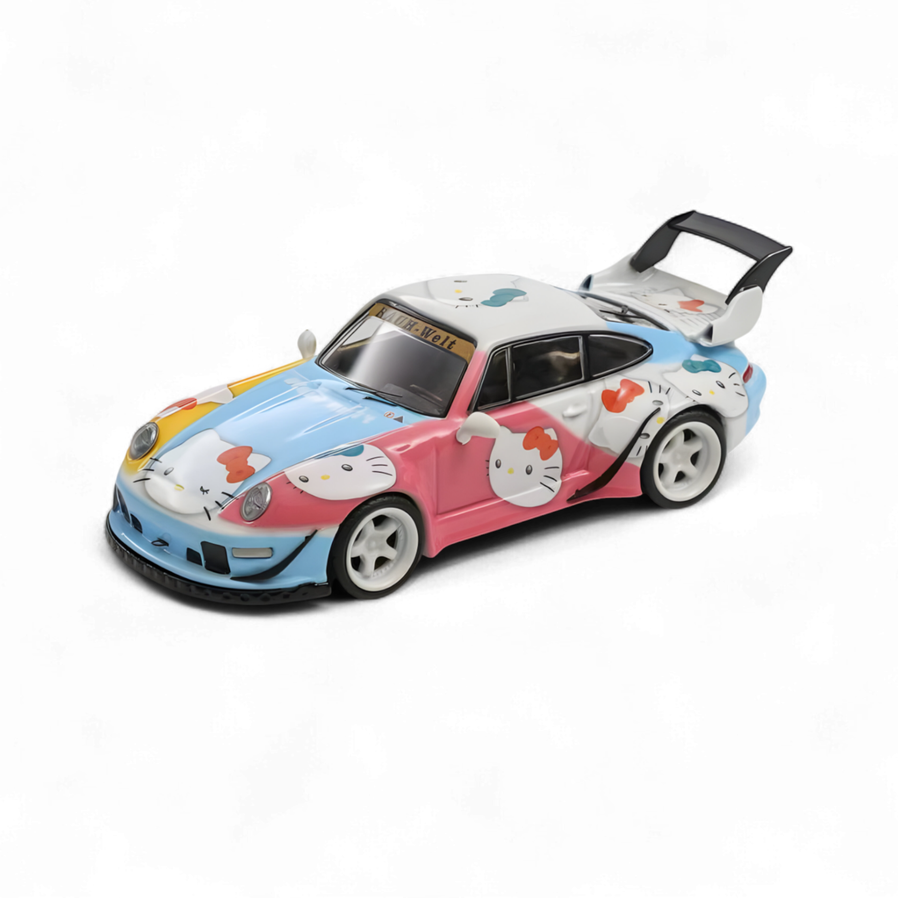 Porsche RWB 993 – Hello Kitty Livery 1:64 by Flame 