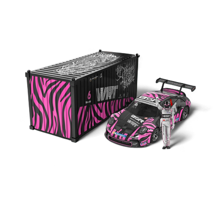 Porsche 911 GT3 Carrera Cup Container Set 1:64 by ModernArt & WRT