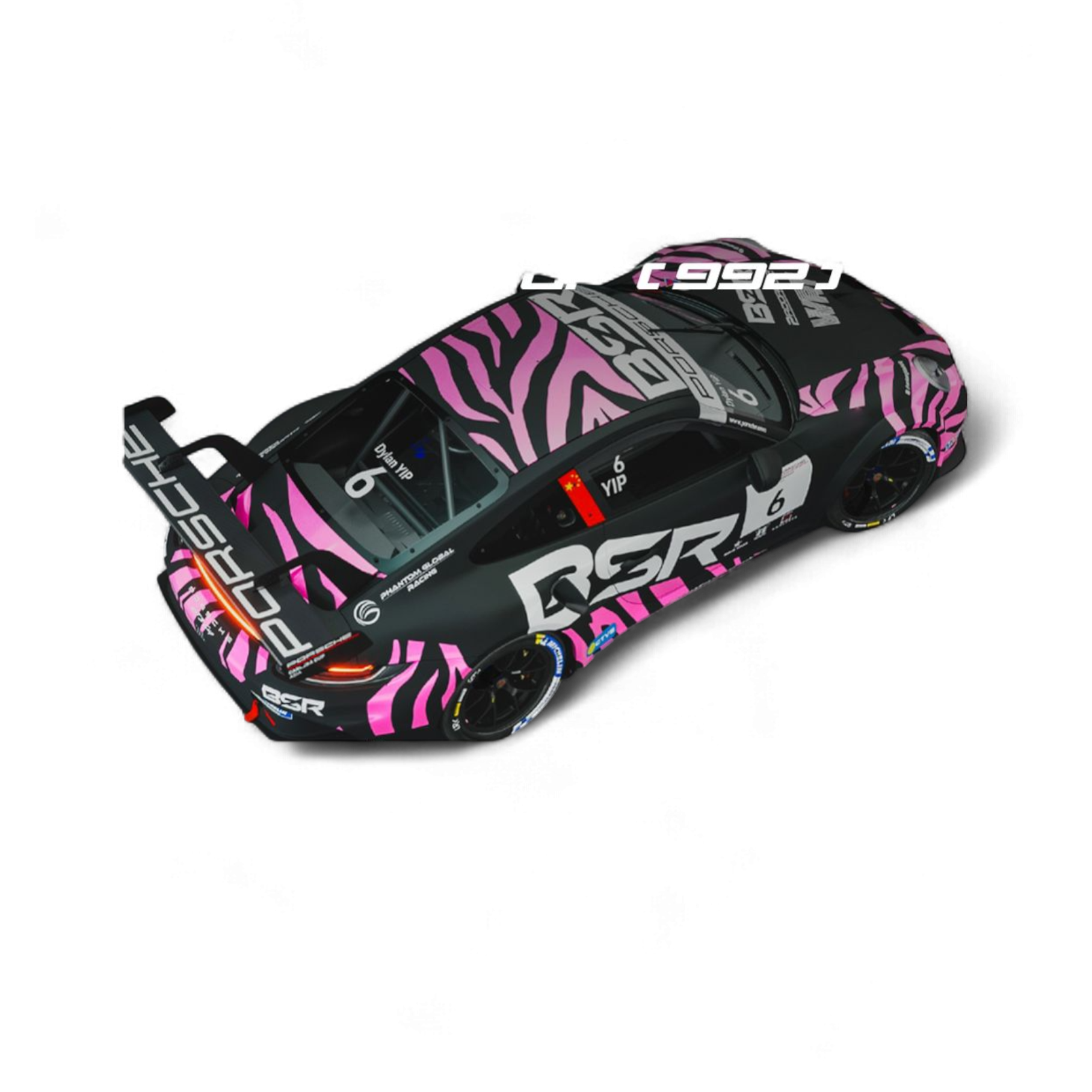 Porsche 911 GT3 Carrera Cup Container Set 1:64 by ModernArt & WRT 4