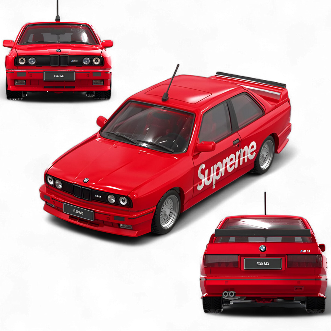Original Model E30 Supreme Livery - S u p r e m e 1:64
