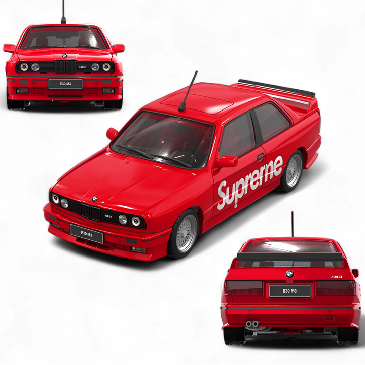 Original Model E30 Supreme Livery - S u p r e m e 1:64