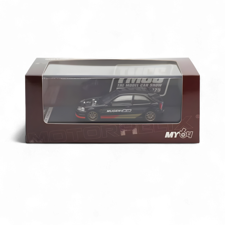 Honda Civic EK9 MUGEN Malaysia Limited Edition - Black 1:64 by Motorhelix 2
