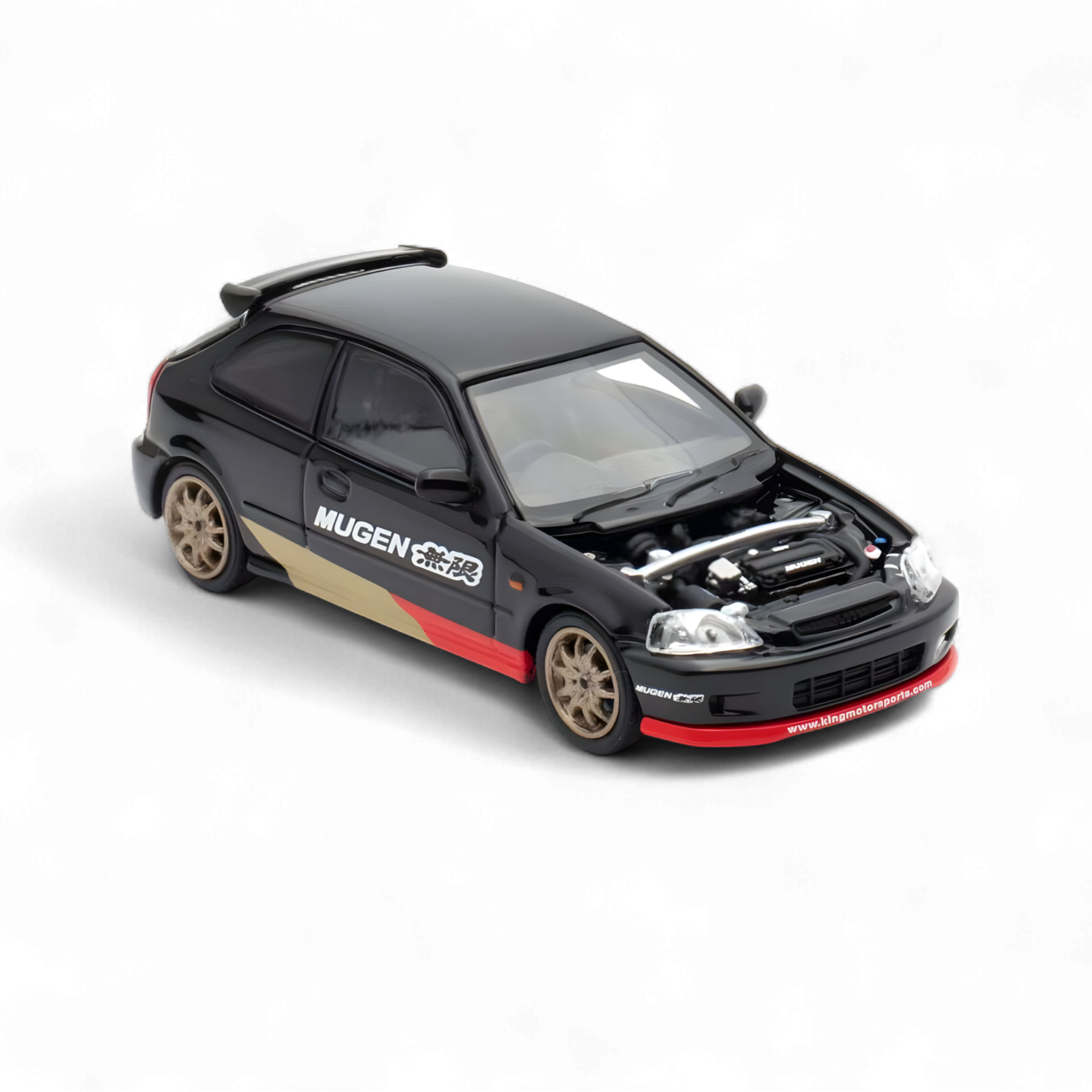 Honda Civic EK9 MUGEN Malaysia Limited Edition - Black 1:64 by Motorhelix 3