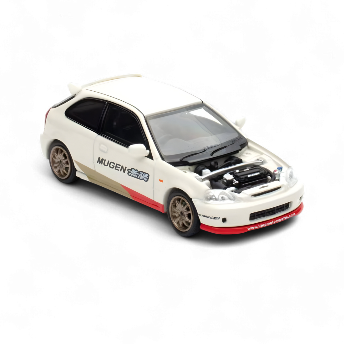 Honda Civic EK9 MUGEN Malaysia Limited Edition - White 1:64 by Motorhelix  4