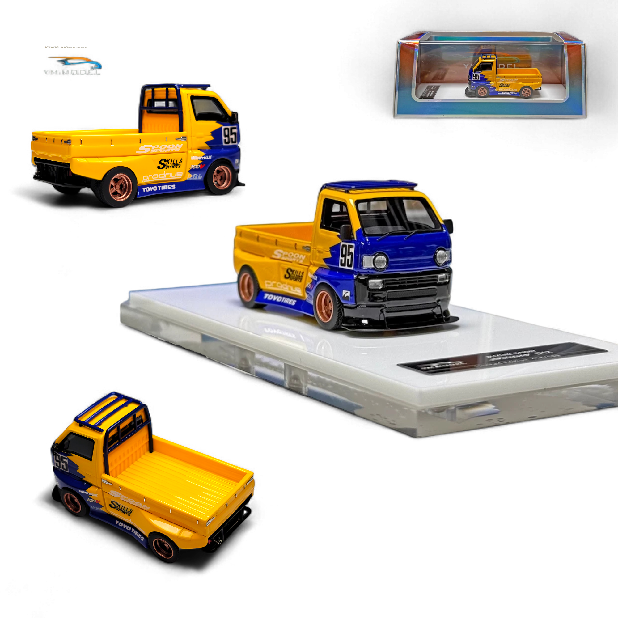 Suzuki Carry D12 Widebody 1:64 by YM Model 