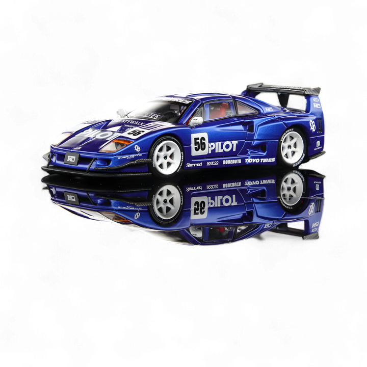 Demon King Auto F40 LB-Works Wide-Body Gull Wing Gate Modified - PILOT Livery 1:64