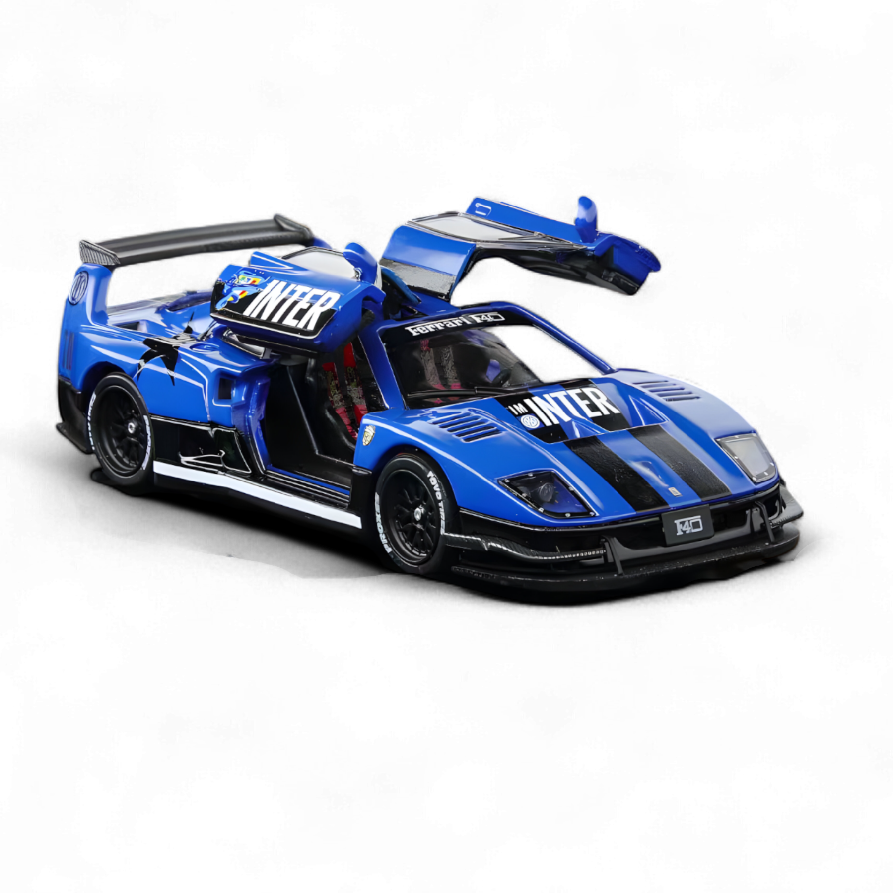 Pandem Civic EG6 Metallic Blue w/ Openable hood 1:64 by Pop Race 