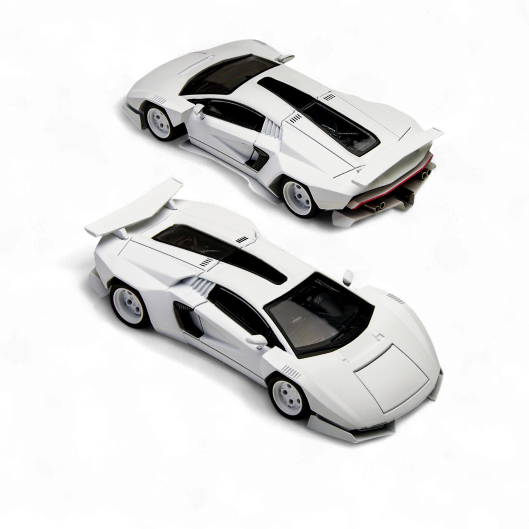 Lamborghini Countach V Ver. Mechanic PSC - White 1:64 by TimeMicro × PSC DESIGN 1/64  2