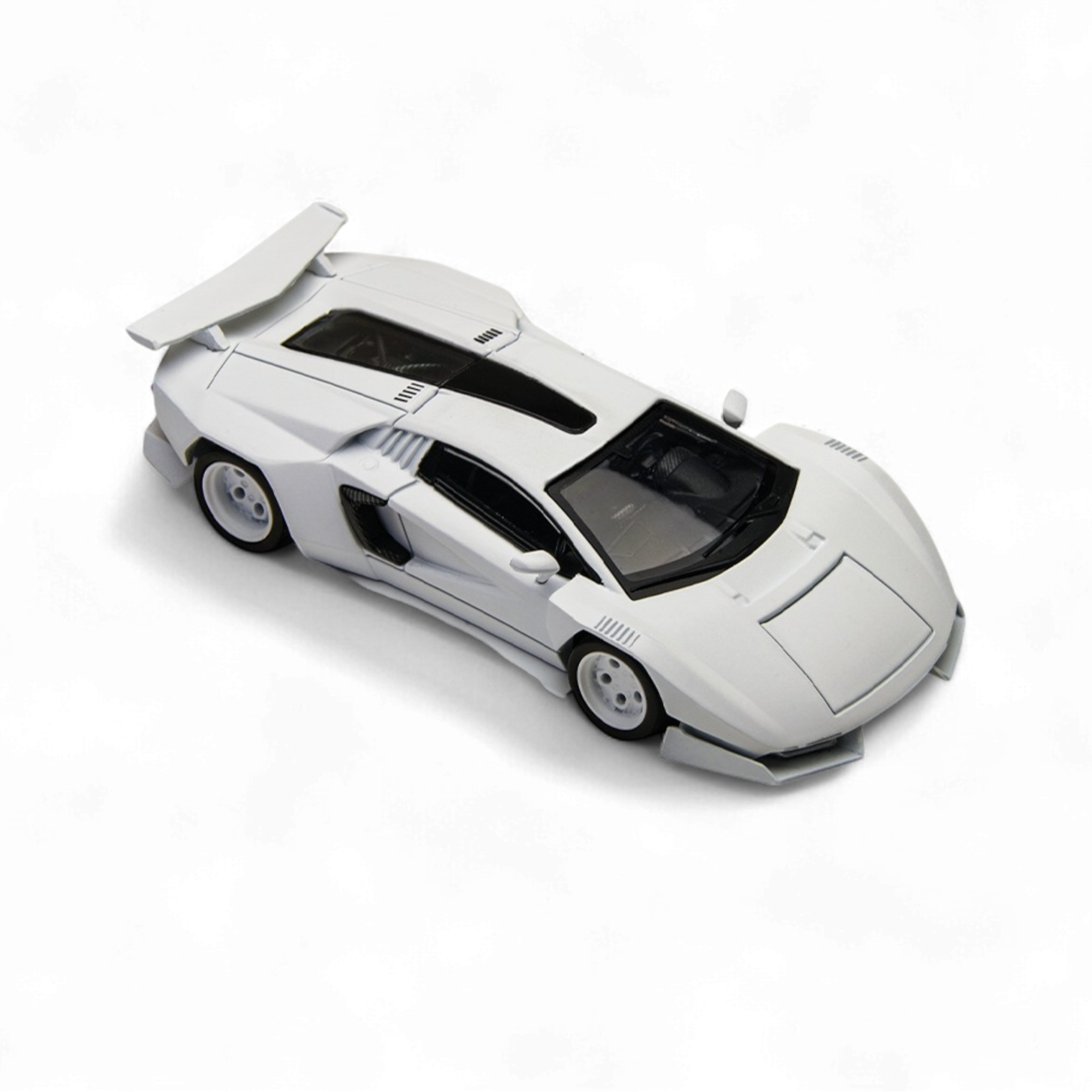Lamborghini Countach V Ver. Mechanic PSC - White 1:64 by TimeMicro × PSC DESIGN 1/64  4