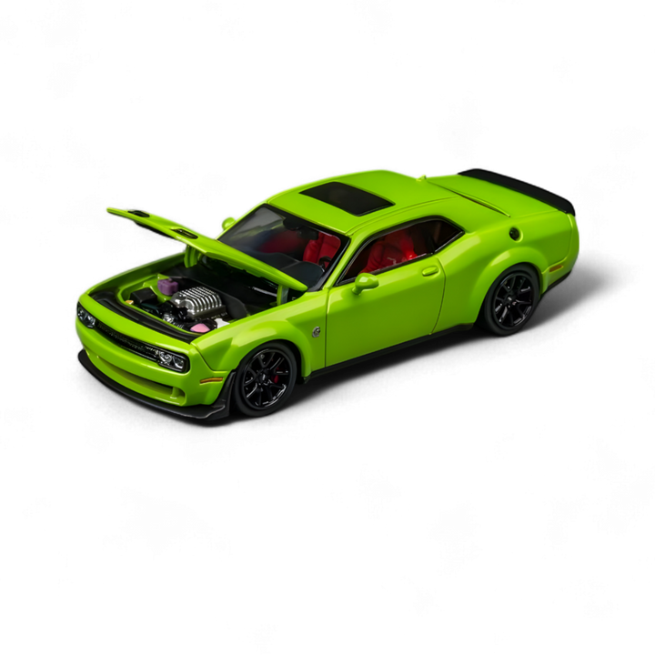 DODGE SRT HELLCAT - Green 1/64 Scale Diecast Model by Stance Hunters