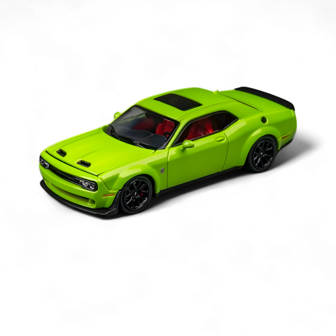 DODGE SRT HELLCAT - Green 1/64 Scale Diecast Model by Stance Hunters 4