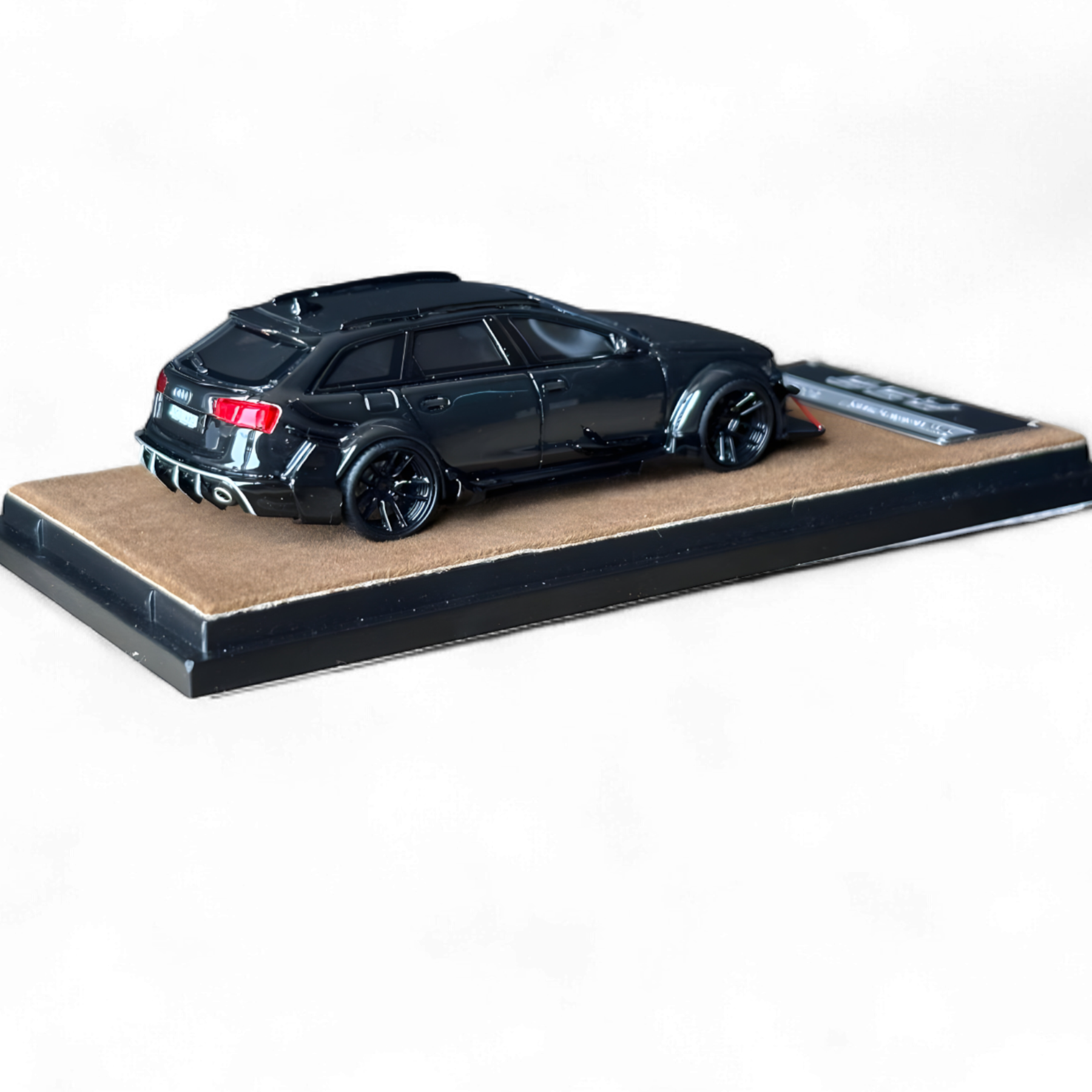 Audi RS6 Avant (C7) Crock Station wagon DTM Wide-Body Modified - Black 1/64 by Qidian Model 3