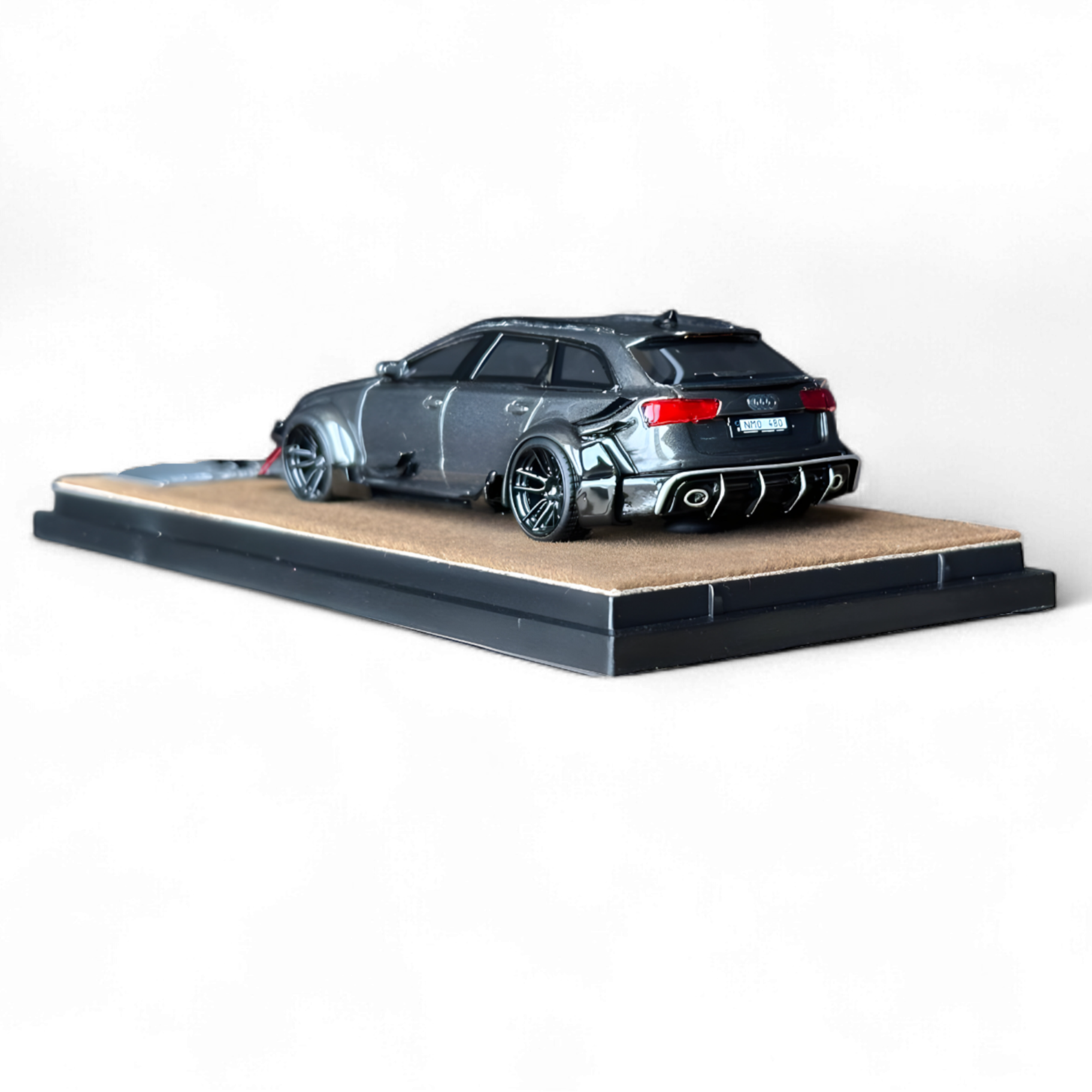 Audi RS6 Avant (C7) Crock Station wagon DTM Wide-Body Modified  - Gungrey 1/64 by Qidian Model 2