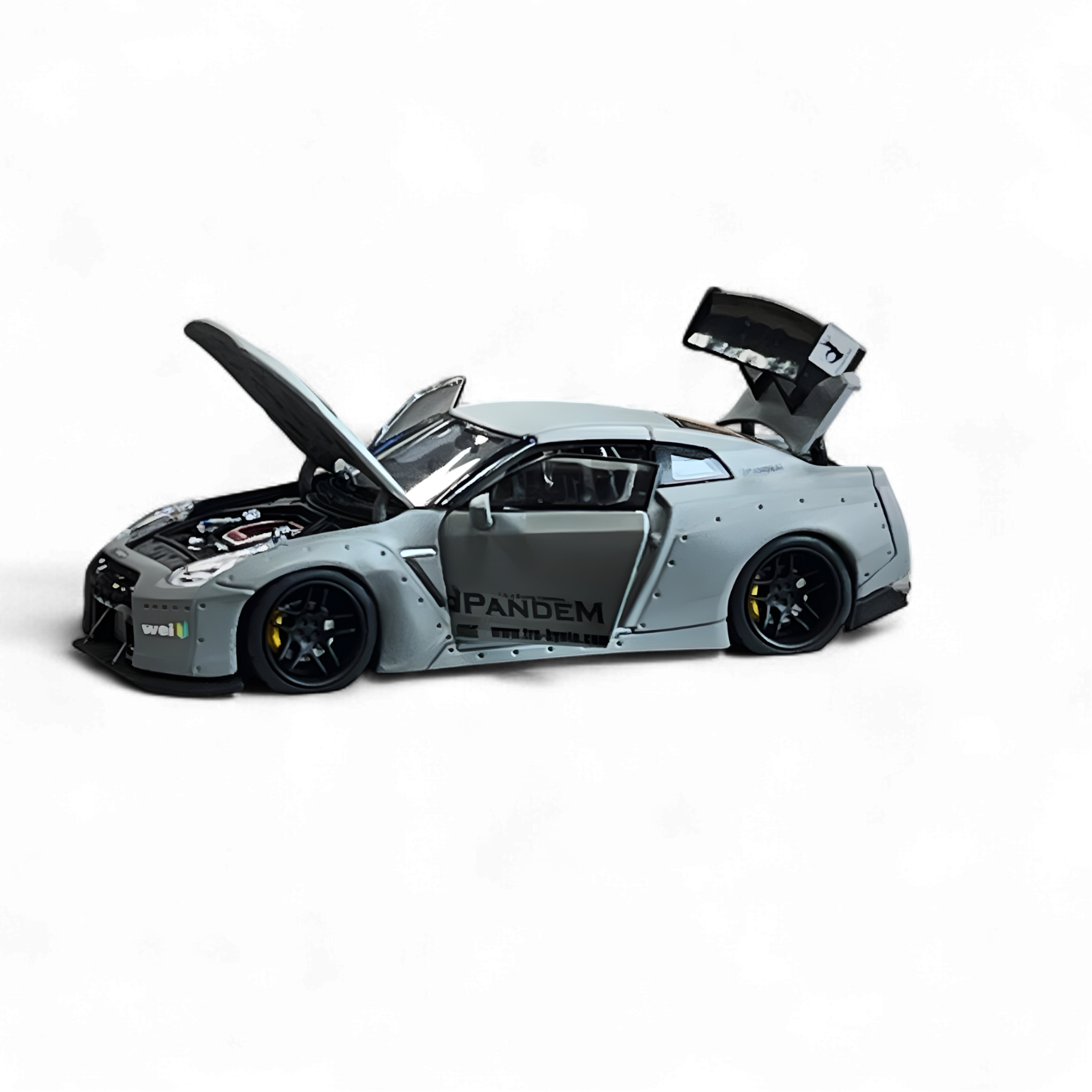 Nissan Rocket Bunny R35 Combat Grey 1:64 by PGM  6