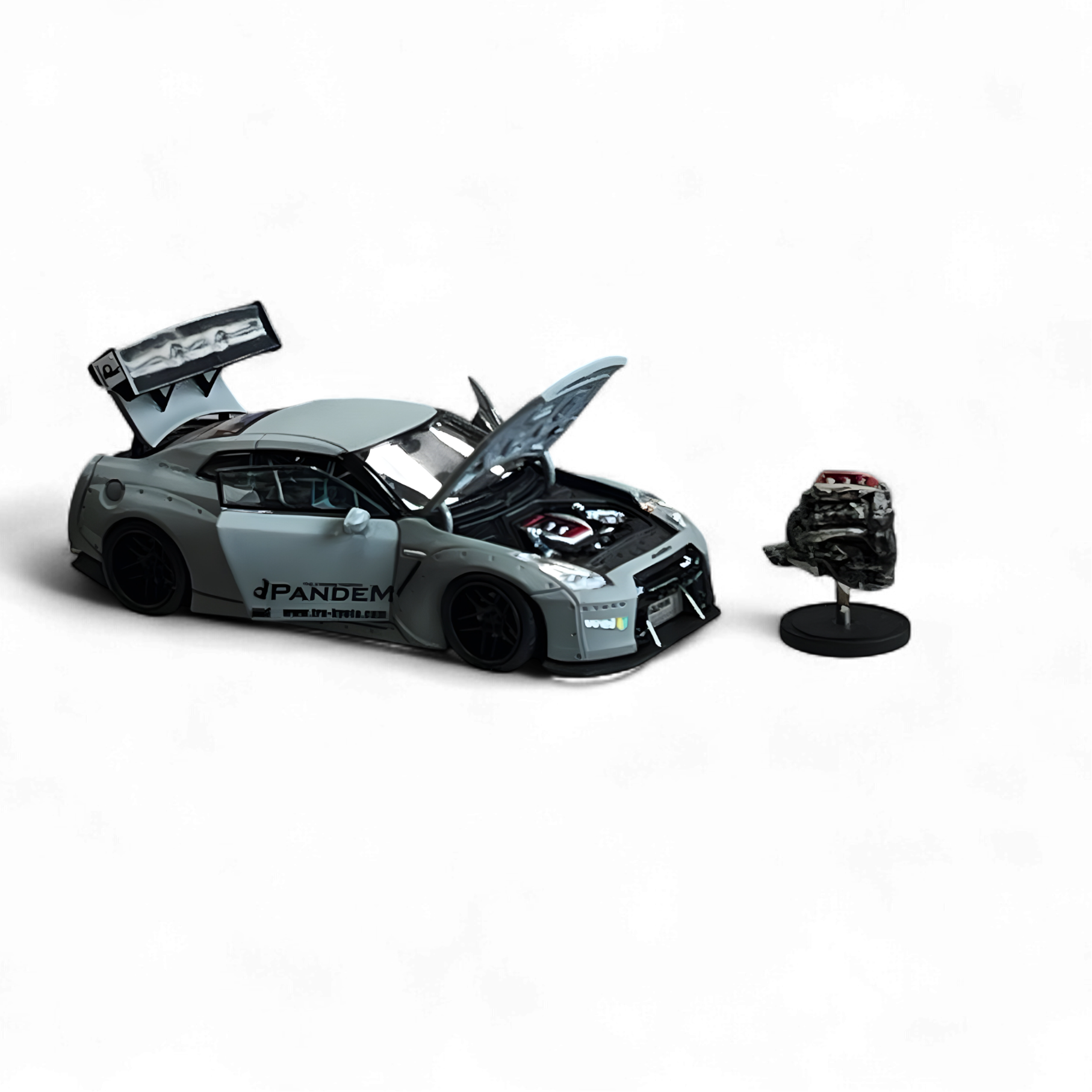 Nissan Rocket Bunny R35 Combat Grey 1:64 by PGM  4