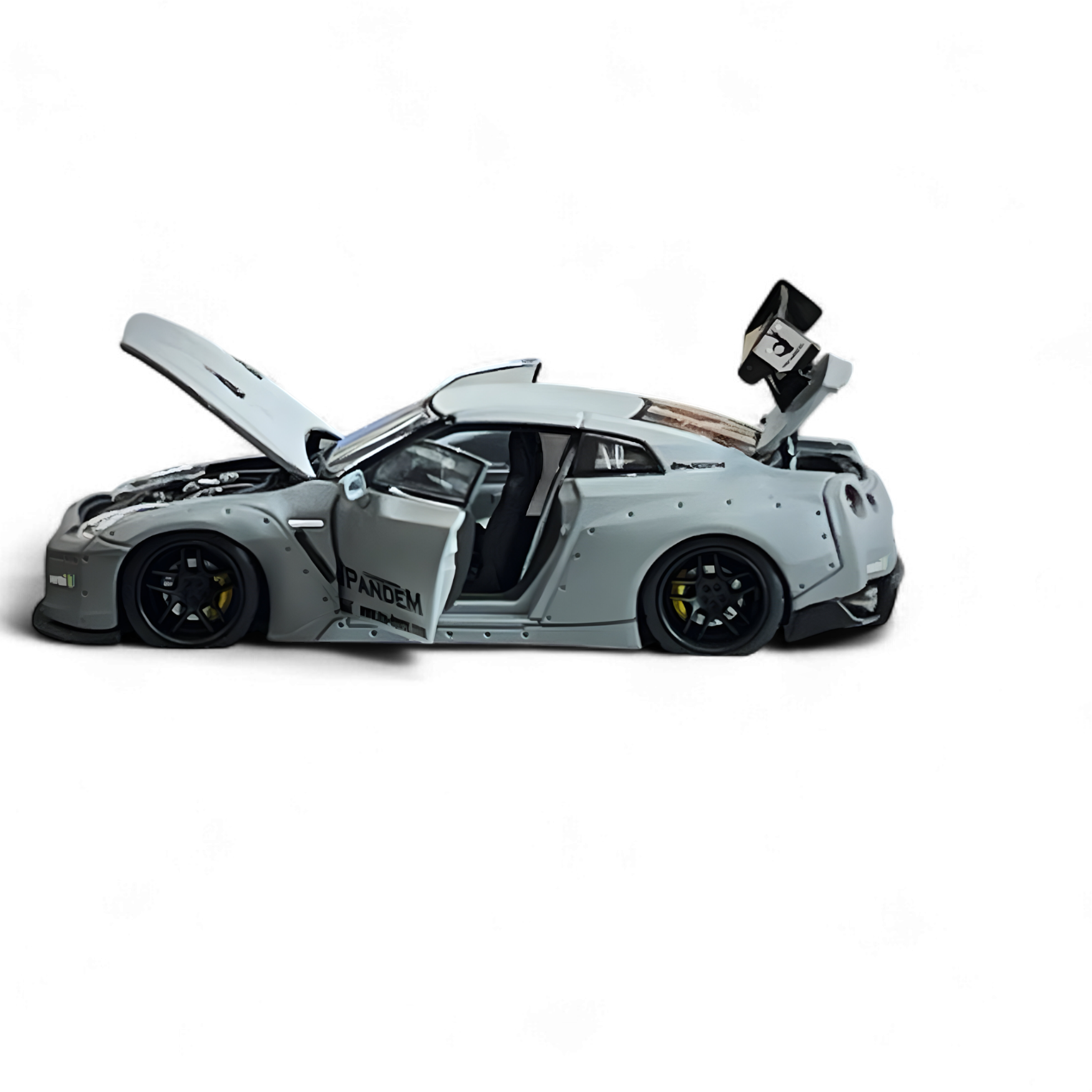 Nissan Rocket Bunny R35 Combat Grey 1:64 by PGM  14