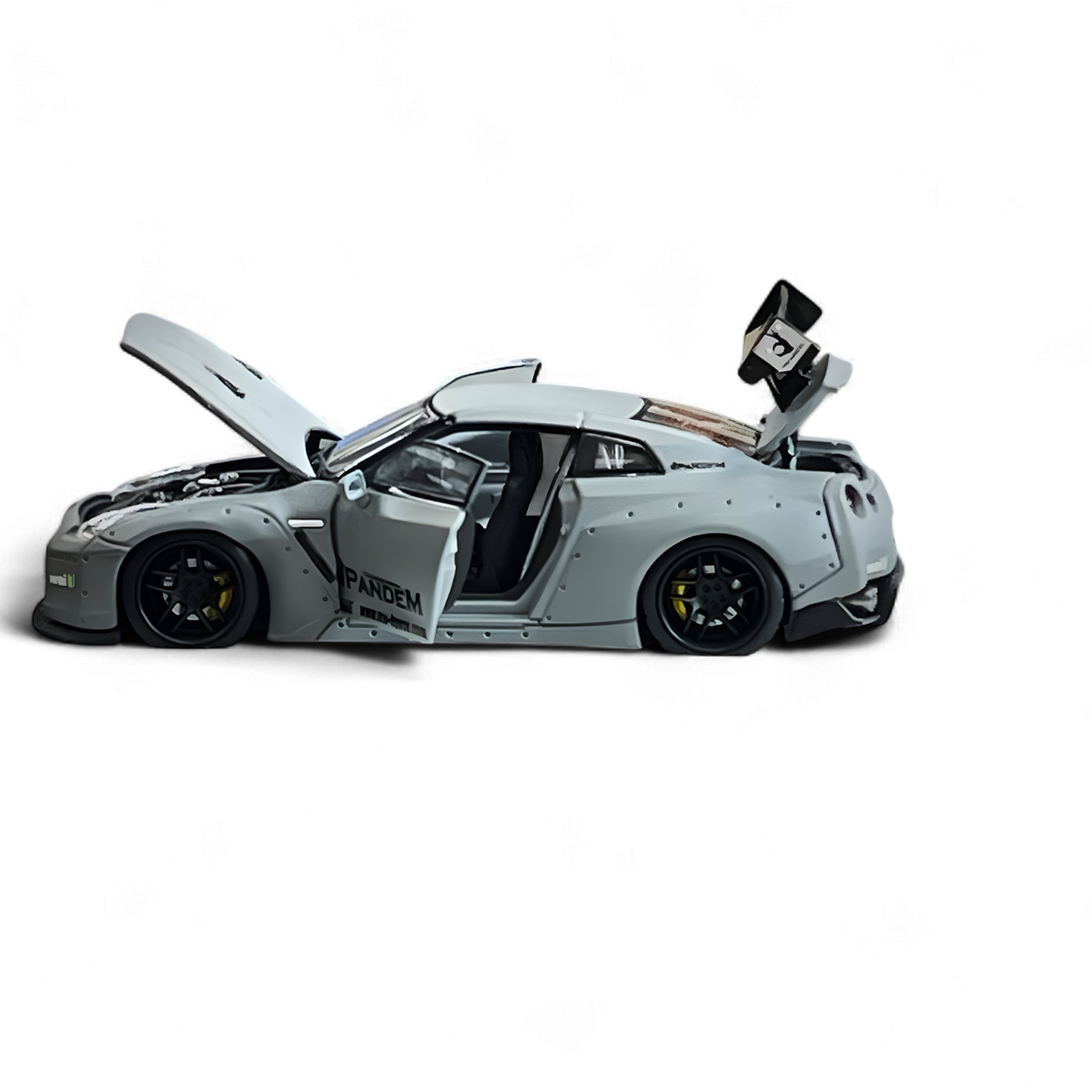 Nissan Rocket Bunny R35 Combat Grey 1:64 by PGM  14