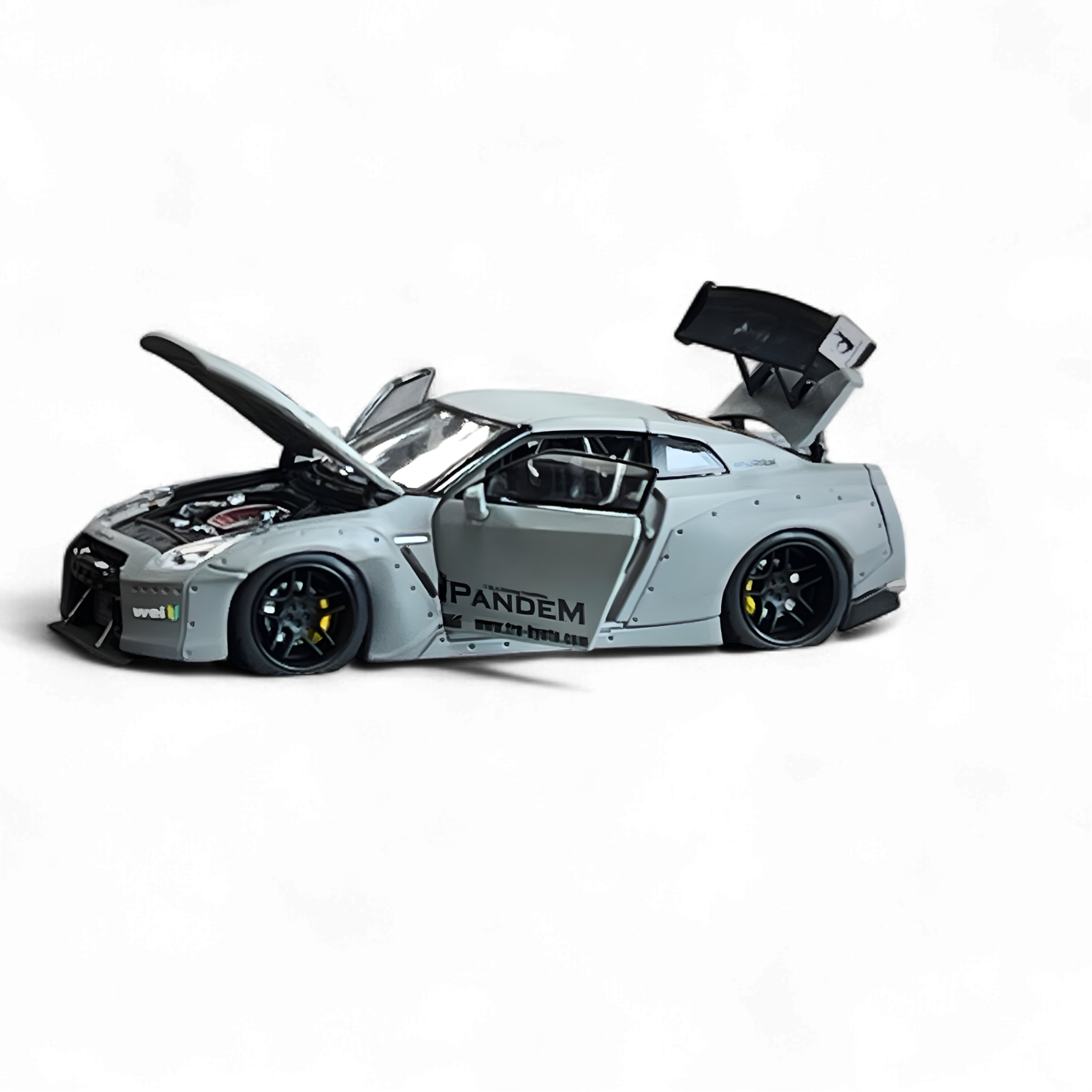 Nissan Rocket Bunny R35 Combat Grey 1:64 by PGM  12