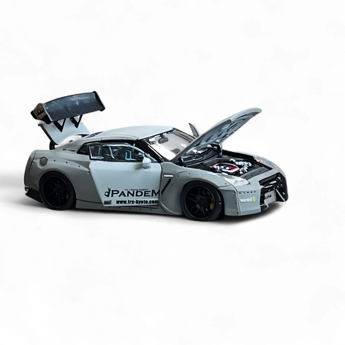 Nissan Rocket Bunny R35 Combat Grey 1:64 by PGM 13