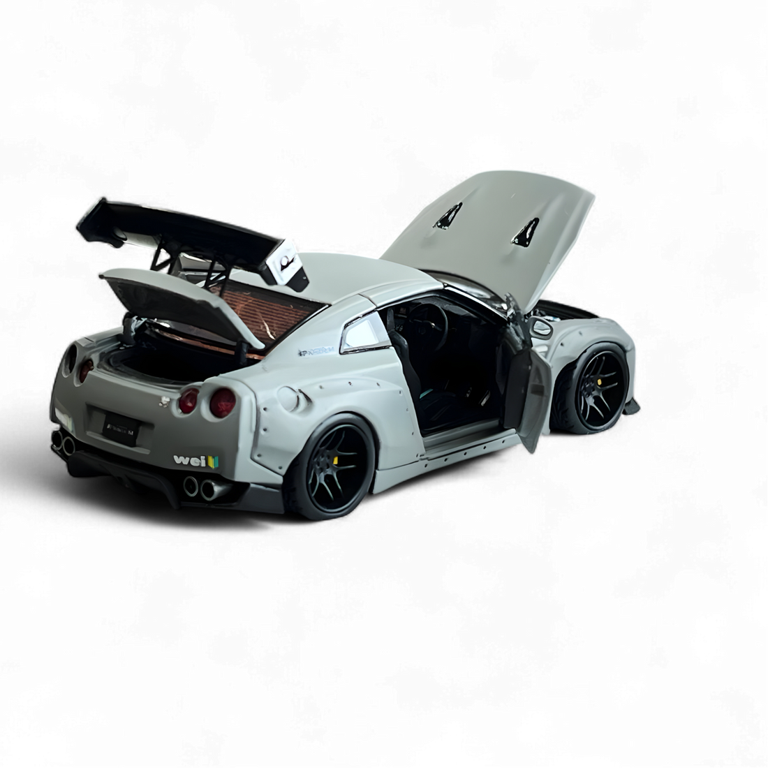 Nissan Rocket Bunny R35 Combat Grey 1:64 by PGM  18