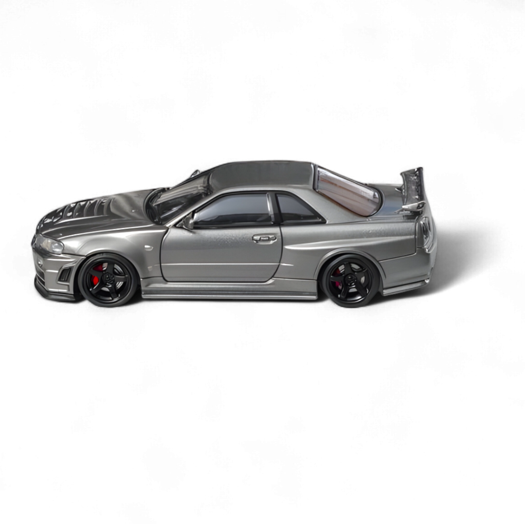 Nissan Skyline R34 GT-R Nismo Z-Tune Gun Grey 1:64 by Fuji  2