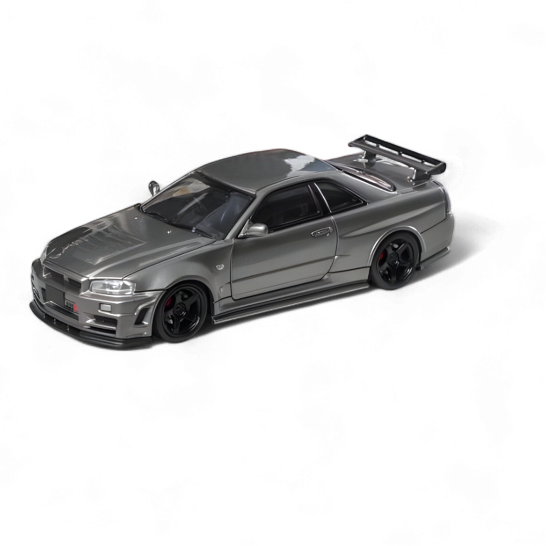 Nissan Skyline R34 GT-R Nismo Z-Tune Gun Grey 1:64 by Fuji 