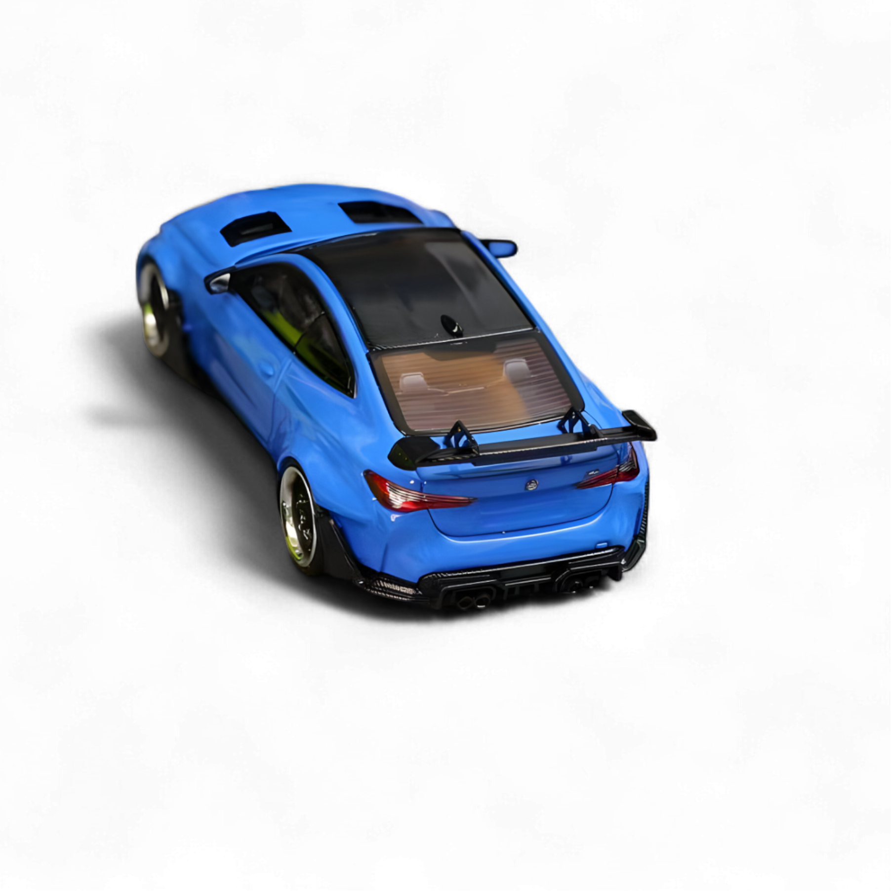 BMW G82 M4 Wide-Body Modified Portimao Blue 1:64 by SW  3