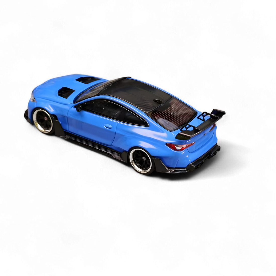 BMW G82 M4 Wide-Body Modified Portimao Blue 1:64 by SW  2