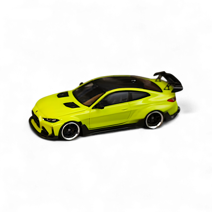 BMW G82 M4 Wide-Body Modified - Sao Paulo Yellow 1:64 by SW 