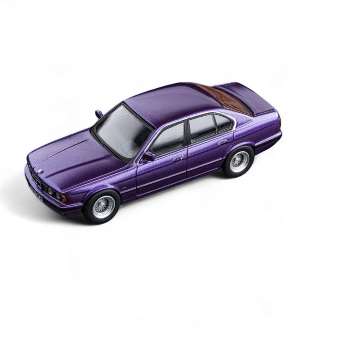 BMW E34 5-Series Sedan Daytona Roland Purple 1:64 by DCM 