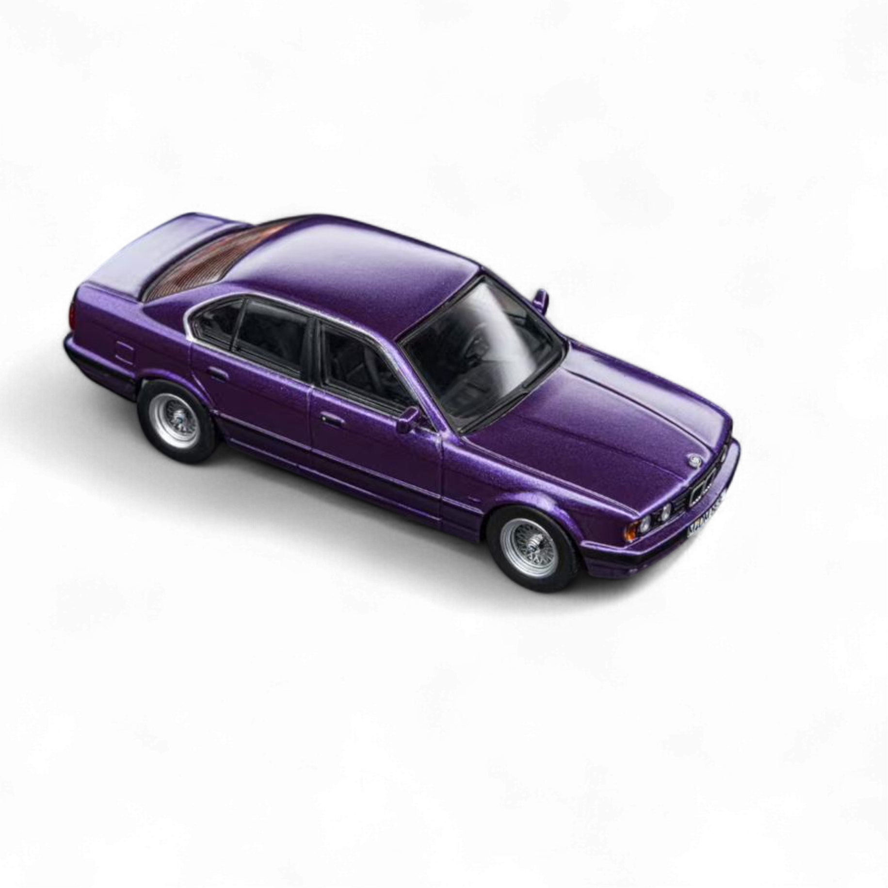 BMW E34 5-Series Sedan Daytona Roland Purple 1:64 by DCM  3