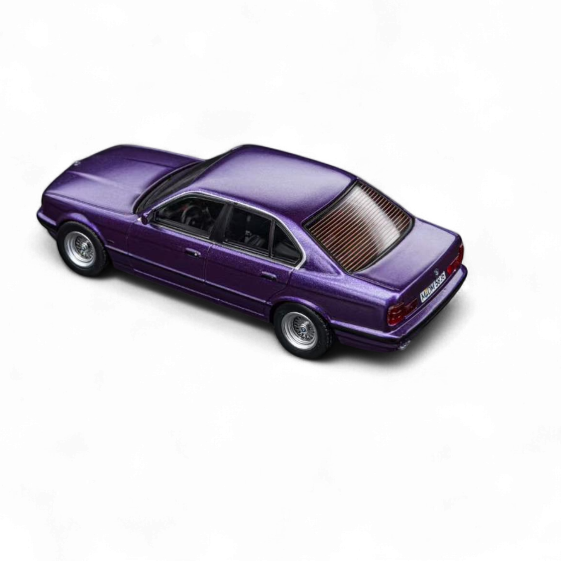 BMW E34 5-Series Sedan Daytona Roland Purple 1:64 by DCM  4