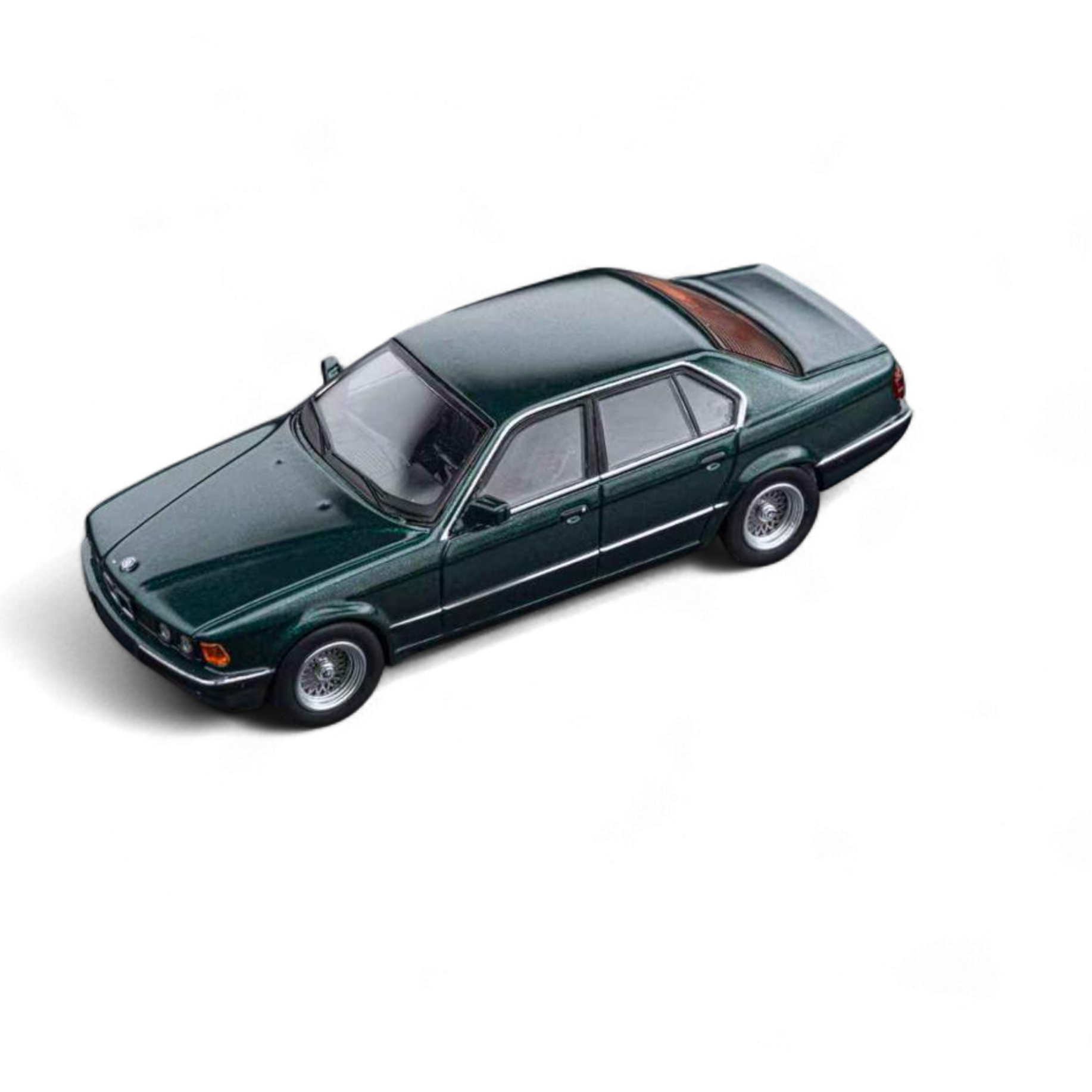 BMW E32 7-Series Sedan Oxford Metallic Green 1:64 by DCM 