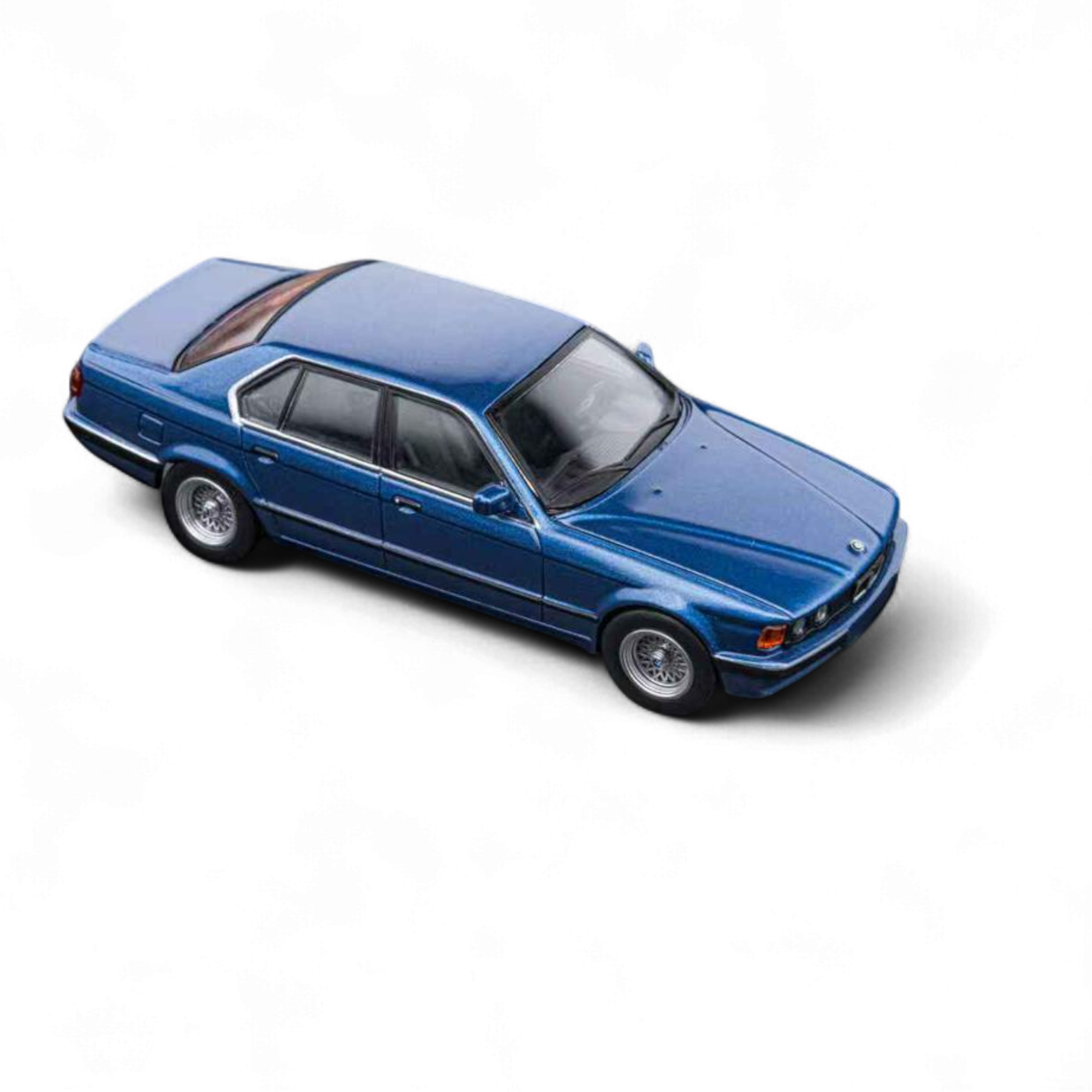 BMW E32 Alpina Blue collector model car