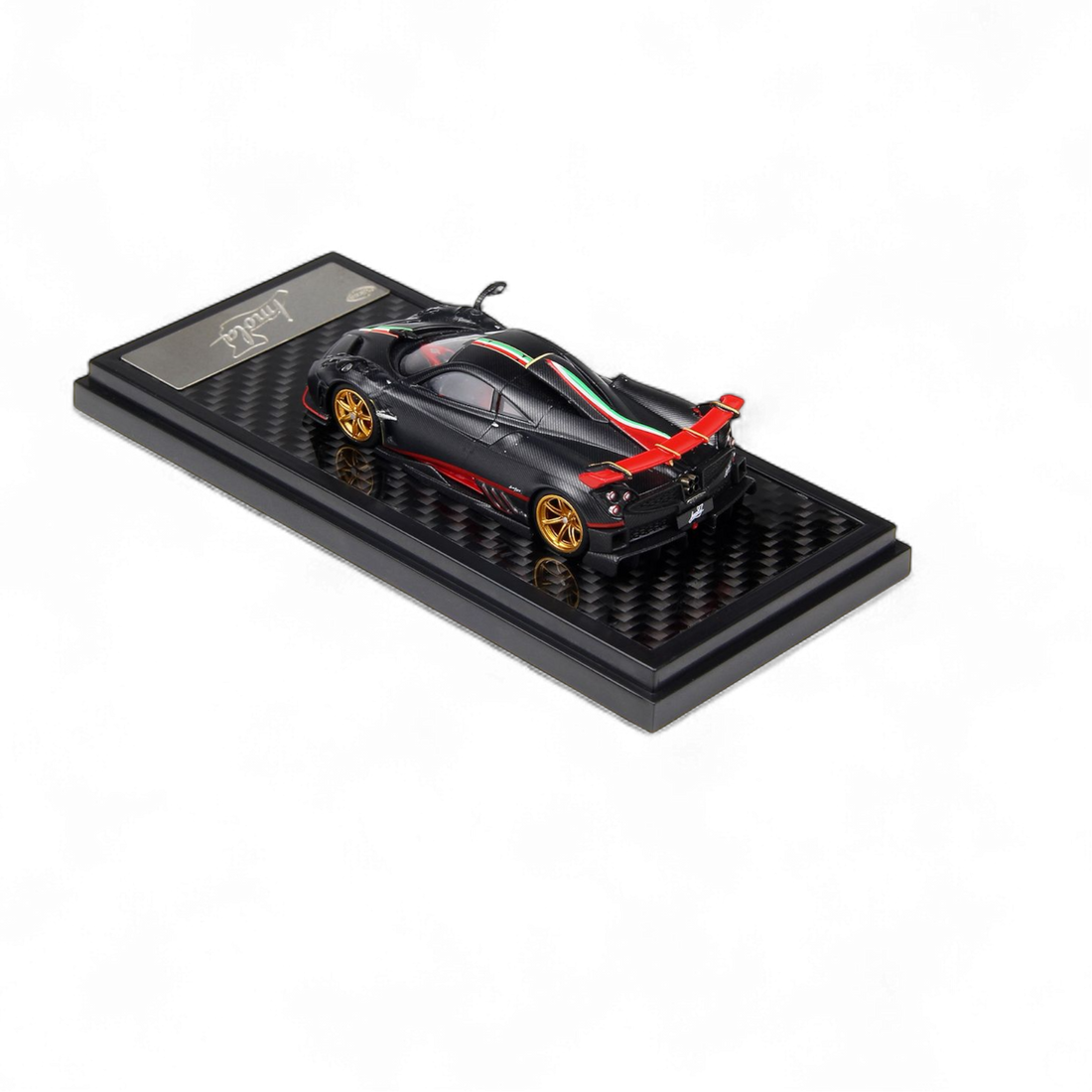 Pagani Imola Matte Black Carbon 1:64 by LCD  2