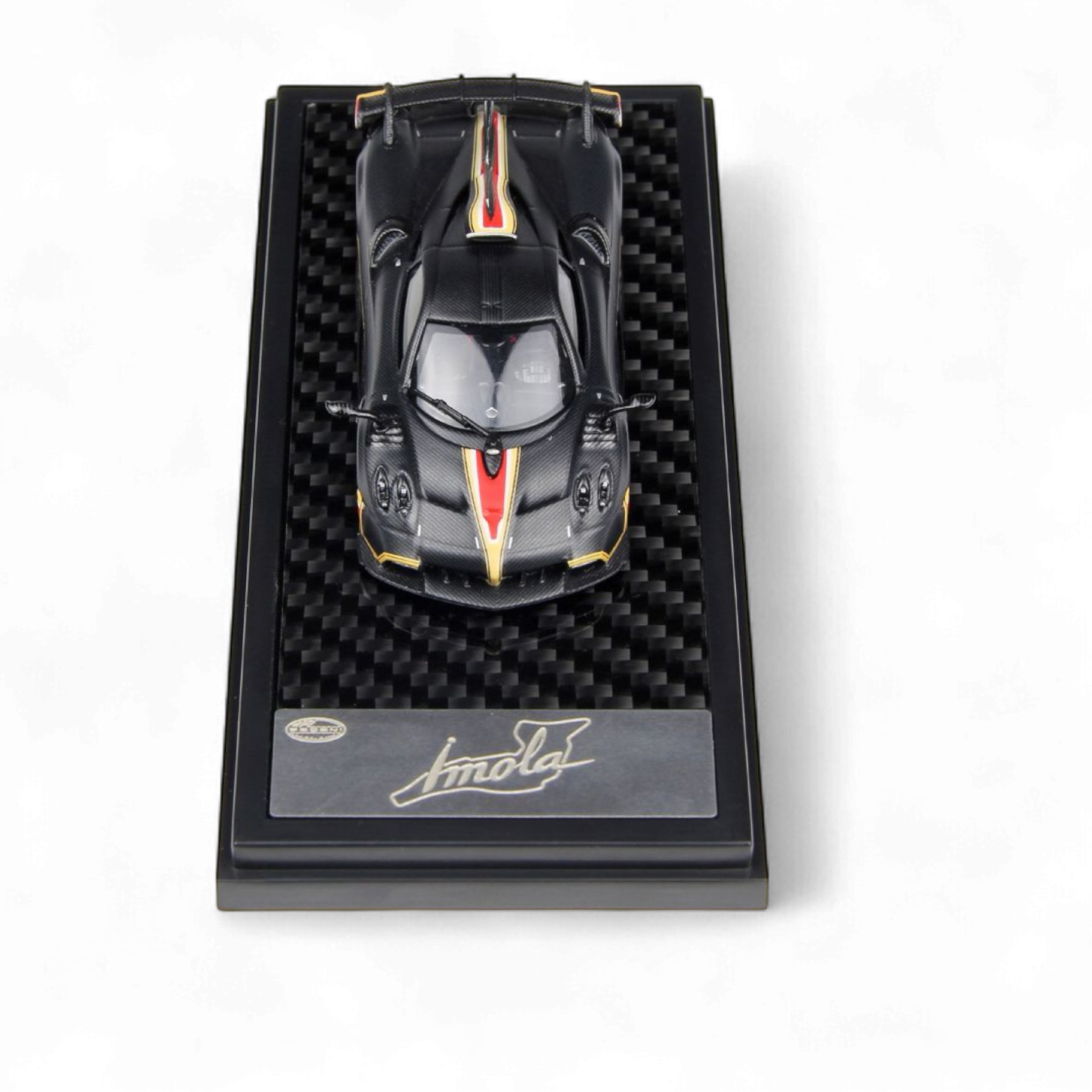 Pagani Imola Matte Black Carbon 1:64 by LCD 
 2
