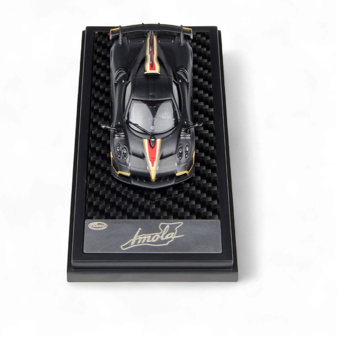 Pagani Imola Matte Black Carbon 1:64 by LCD 
 2