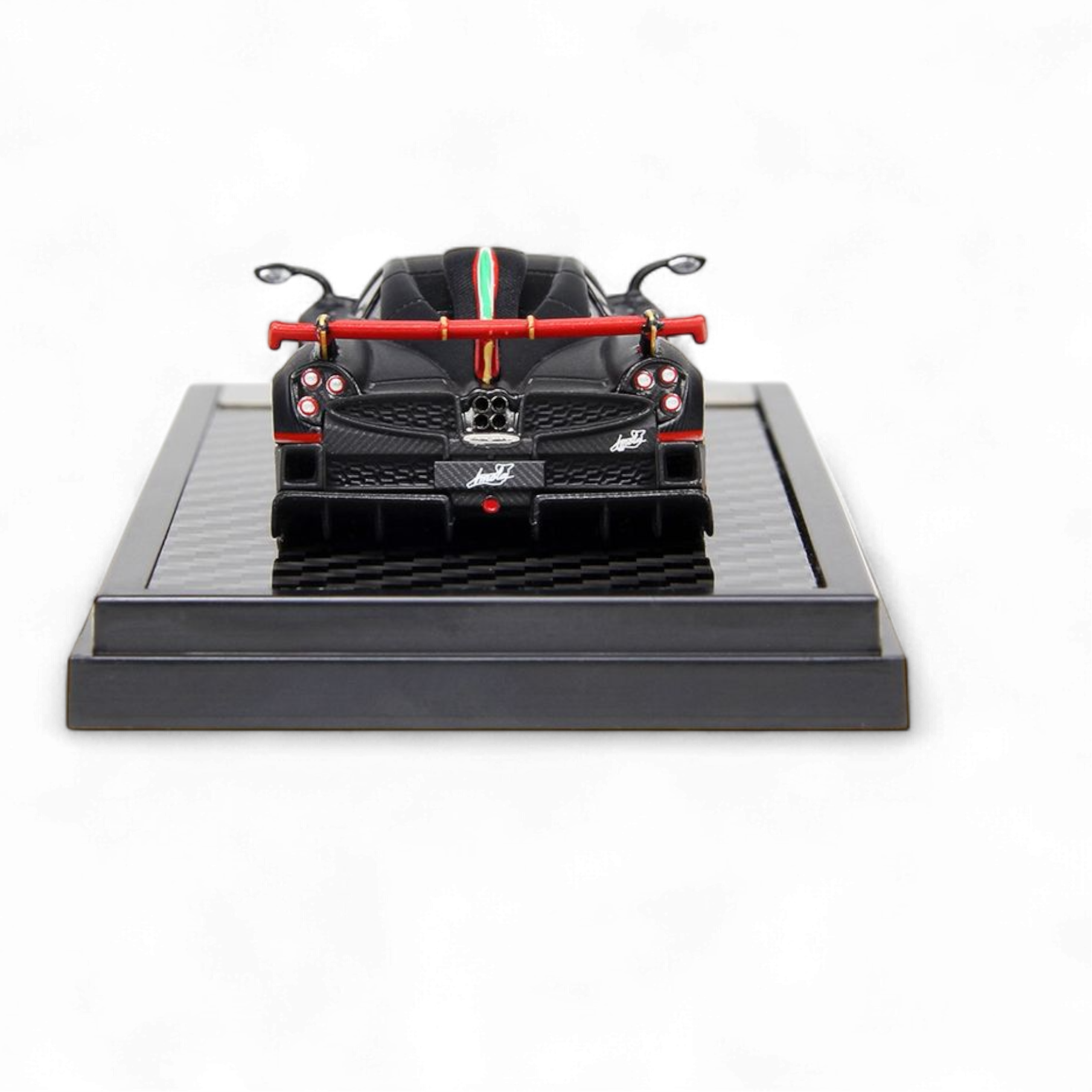 Pagani Imola Matte Black Carbon 1:64 by LCD  5