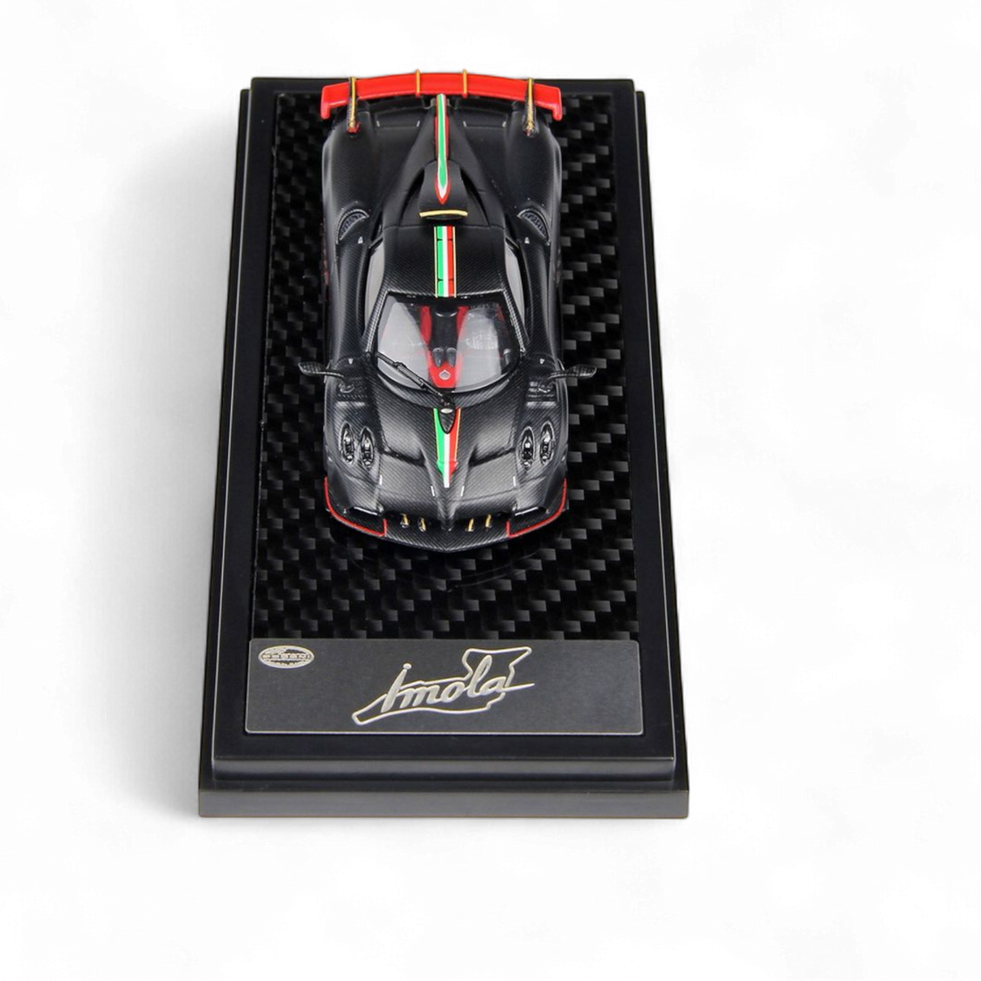 Pagani Imola Matte Black Carbon 1:64 by LCD  4