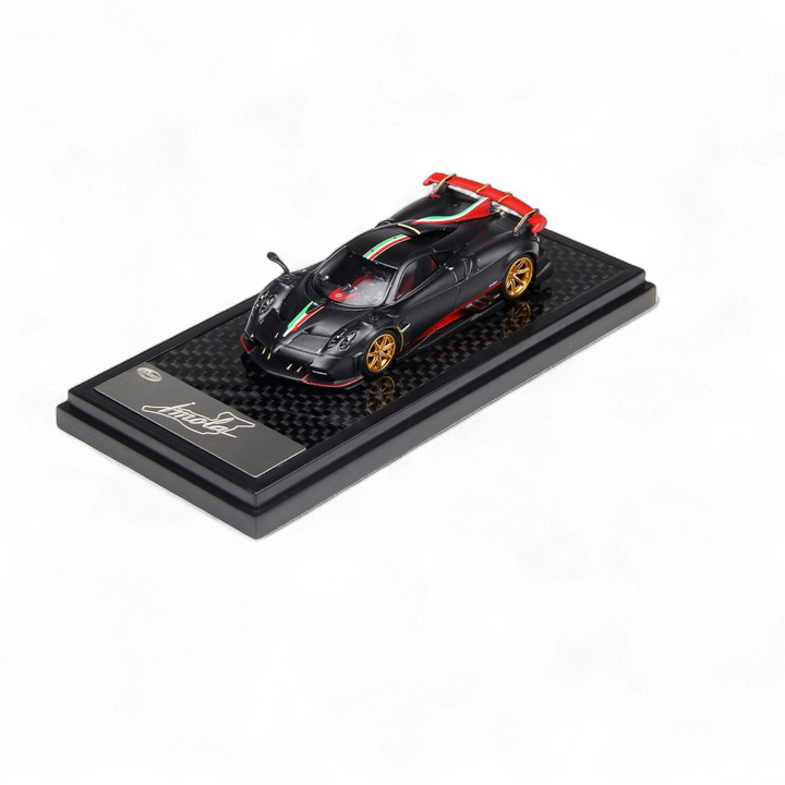 Pagani Imola Matte Black Carbon 1:64 by LCD 